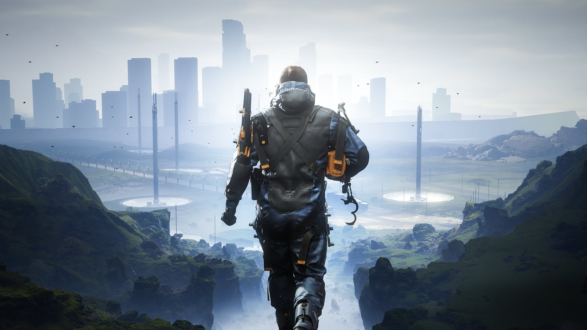 Sam Porter Bridges, 1080P, building, Death Stranding, HD Wallpaper