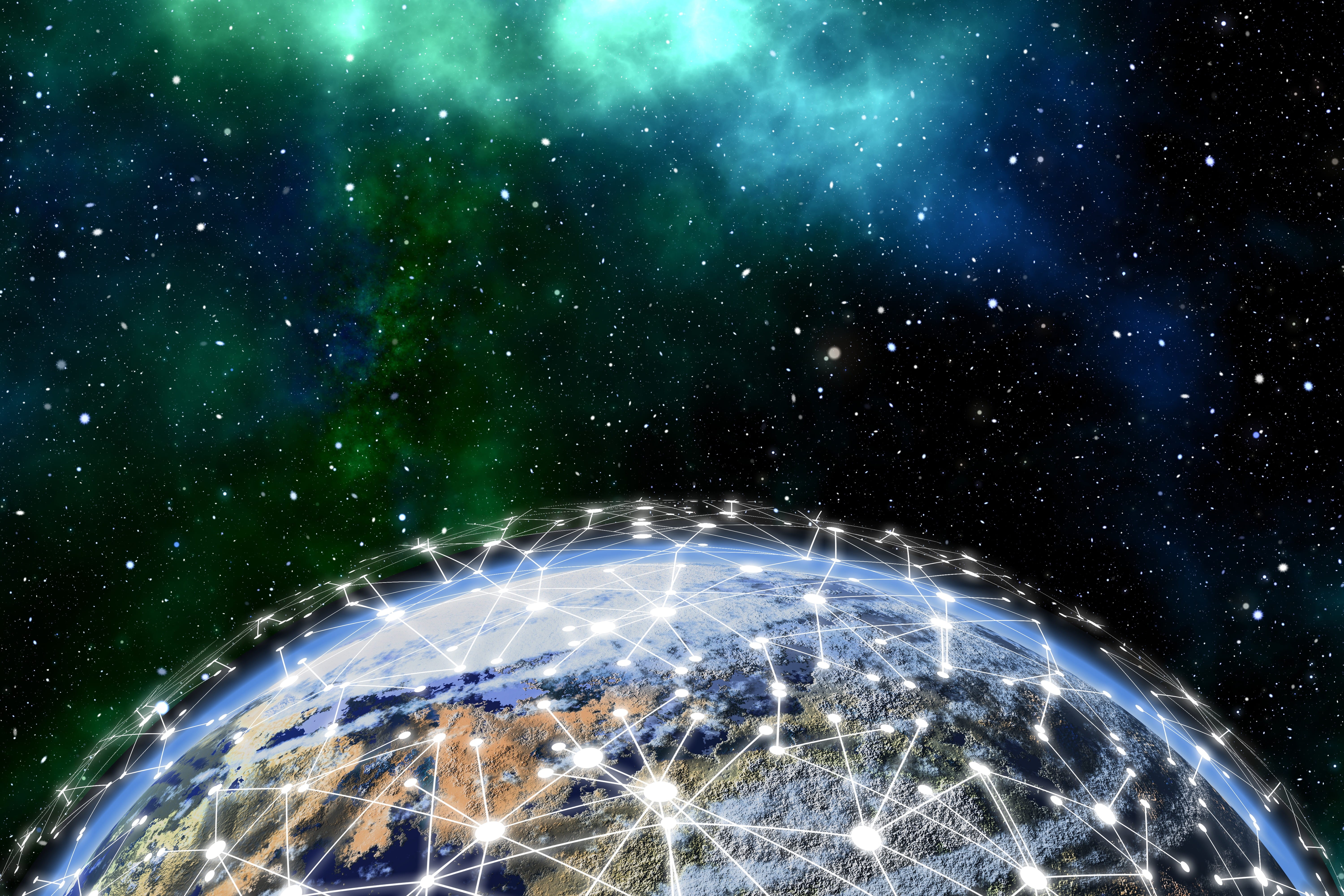 milky way, star shape, digitization, astronomy, space, science, glowing, global communications, 5K, sky, outdoors, connection, technology, no people, illuminated, HD Wallpaper