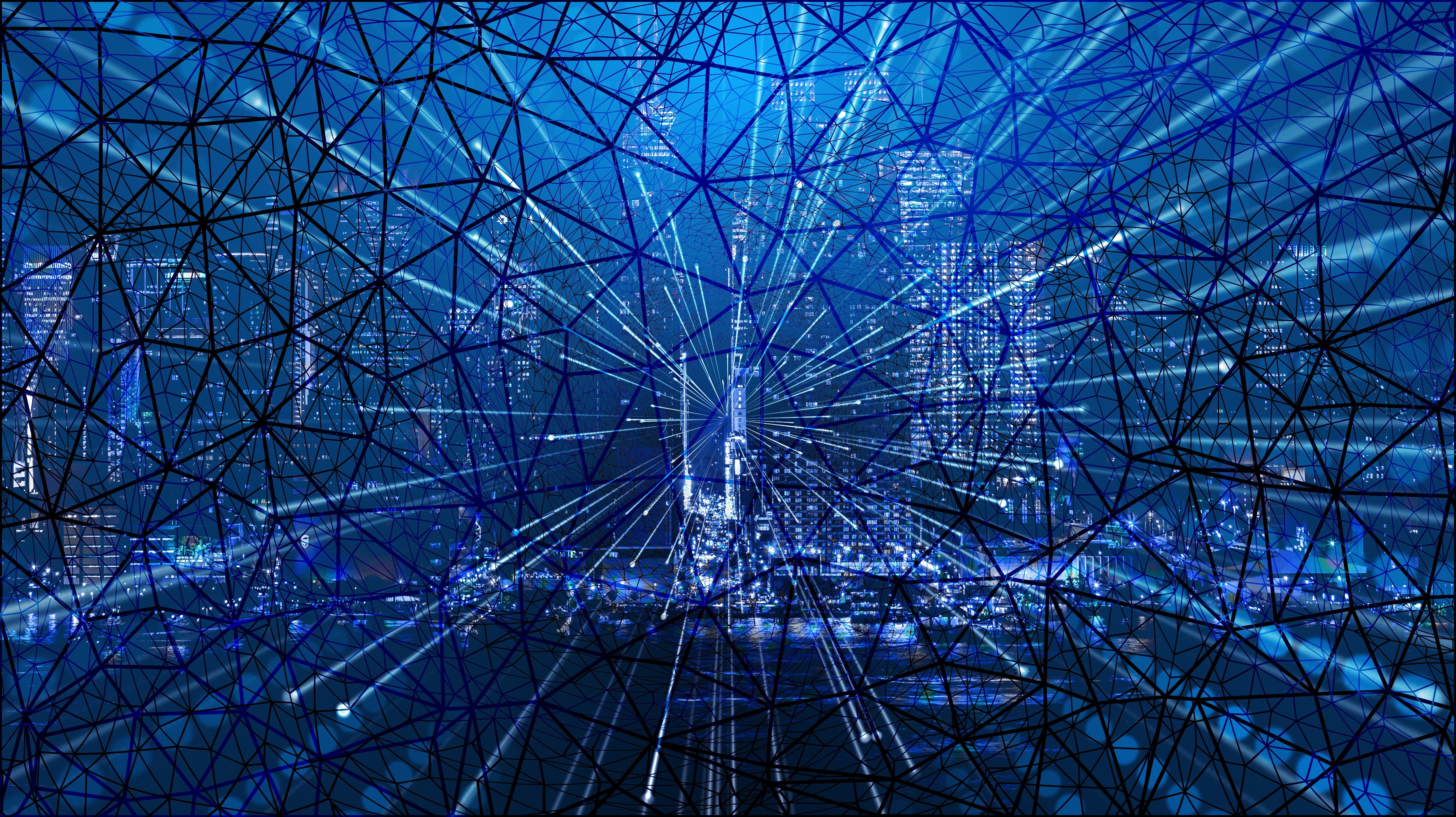 the city, web, 5K, Internet, network, HD Wallpaper