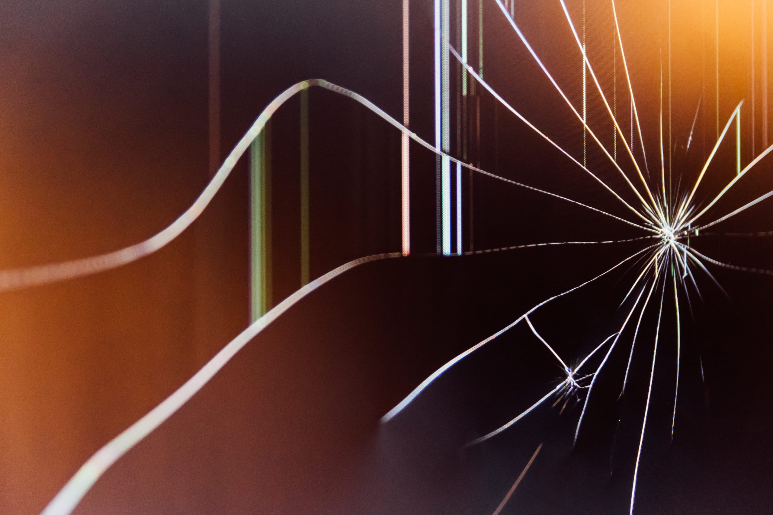 television, three dimensional, smashed, shape, broken, power supply, crack, cracked, colored background, technology, cable, internet, connection, glass, HD Wallpaper