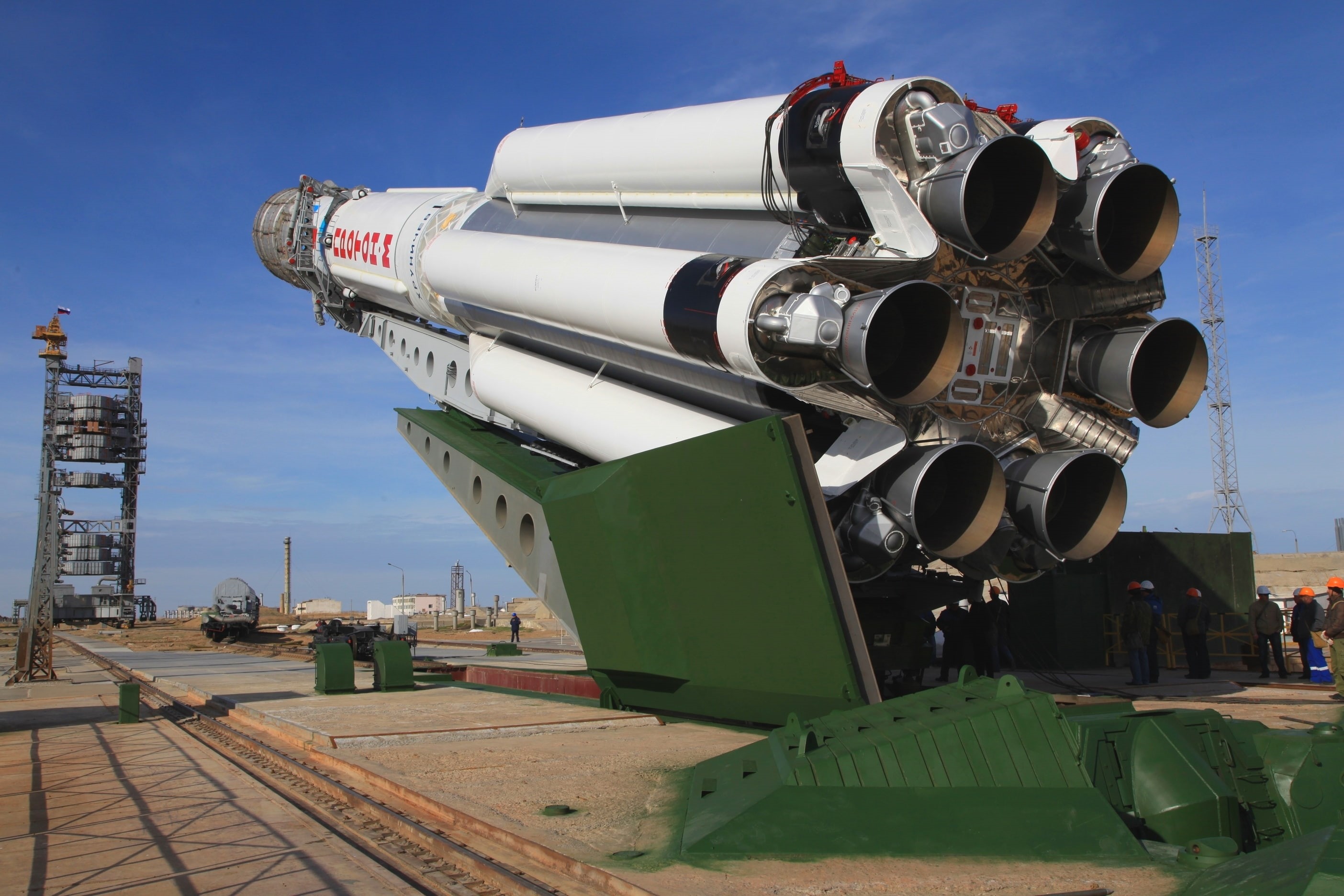 Heavy Class, Proton, Engine, USSR, Starting, launchers, Kazakhstan, carrier rocket, Home, Sky, Golf, Booster, Russia, People, The sky, Spaceport, Baikonur, HD Wallpaper