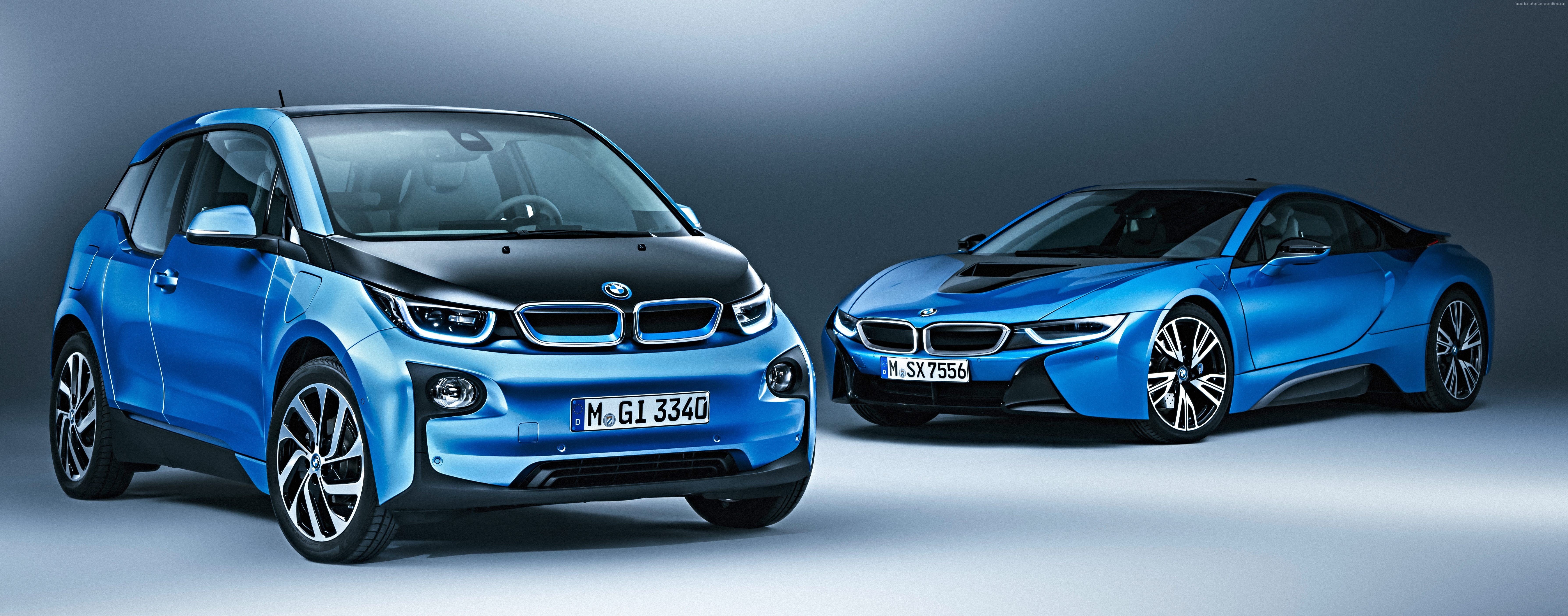 motor vehicle, renewable energy, sports car, blue, sport, transportation, motion, studio shot, shiny, indoors, speed, mode of transportation, BMW i3 Protonic Blue, HD Wallpaper