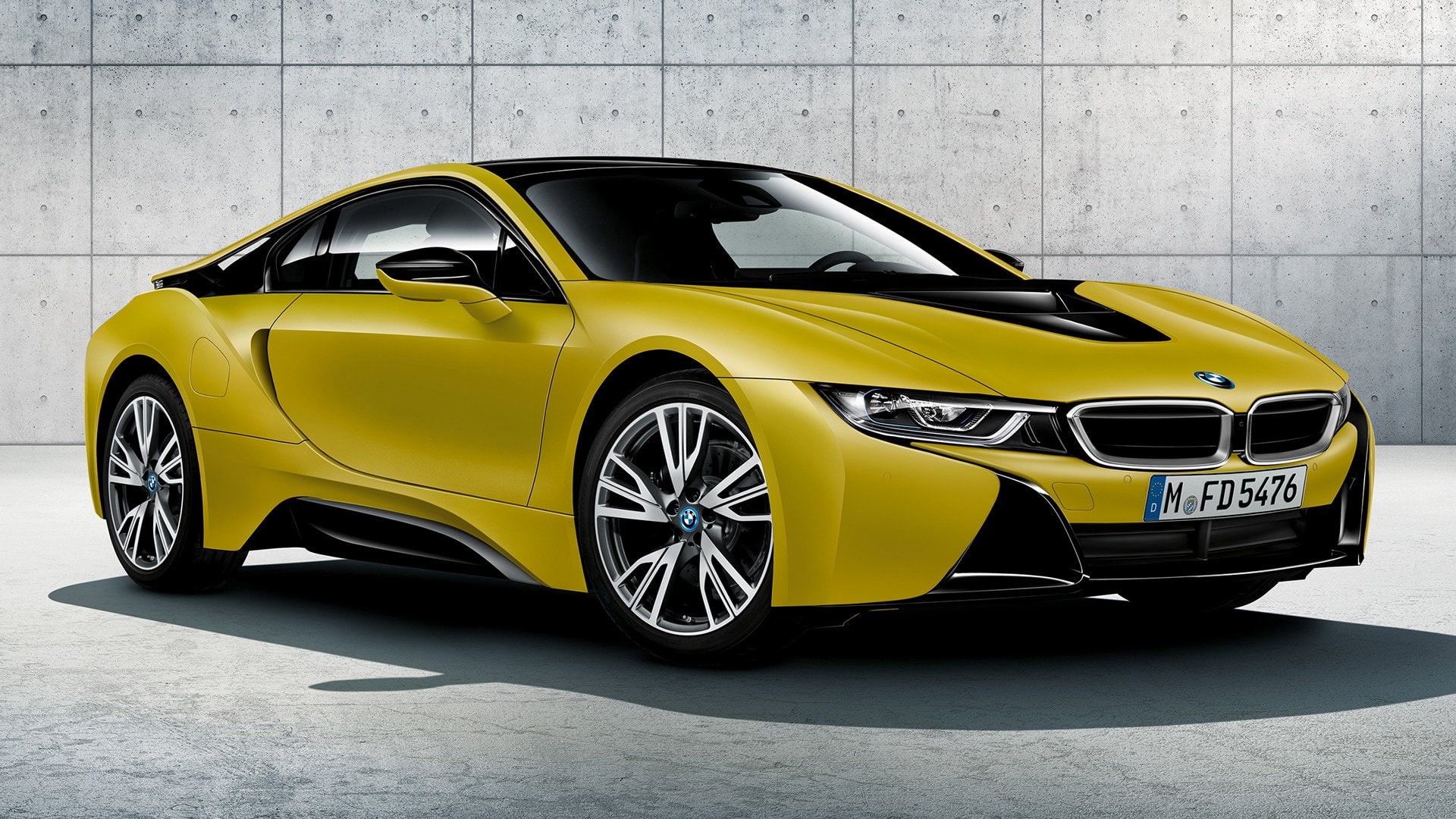1080P, BMW i8 Protonic Frozen Yellow, BMW i8, Car, Yellow Car, Supercar, BMW, Sport Car, HD Wallpaper
