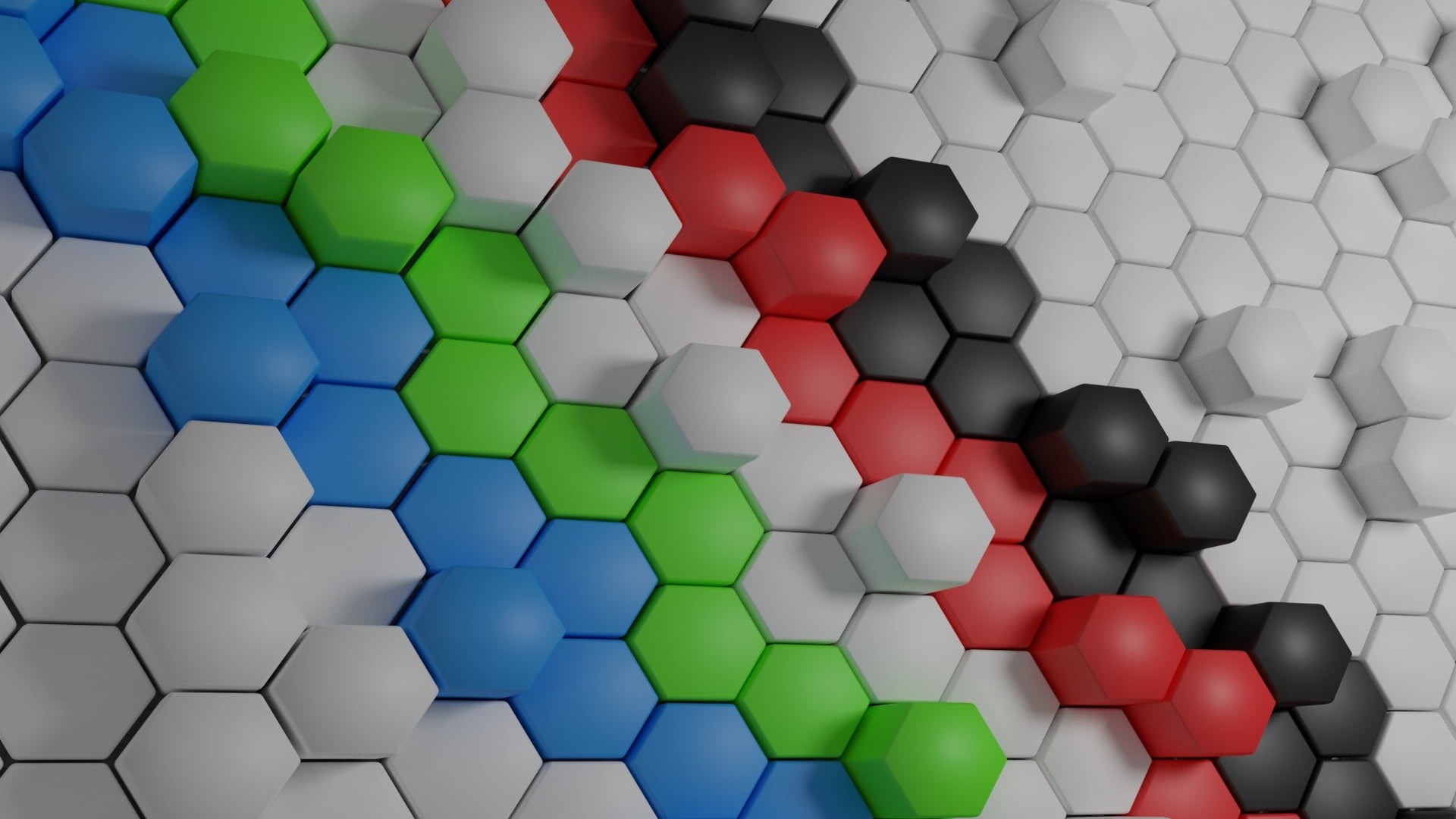 green Color, blue, large group of objects, full frame, indoors, design, science, connection, computer Graphic, technology, pattern, no people, abstract, HD Wallpaper