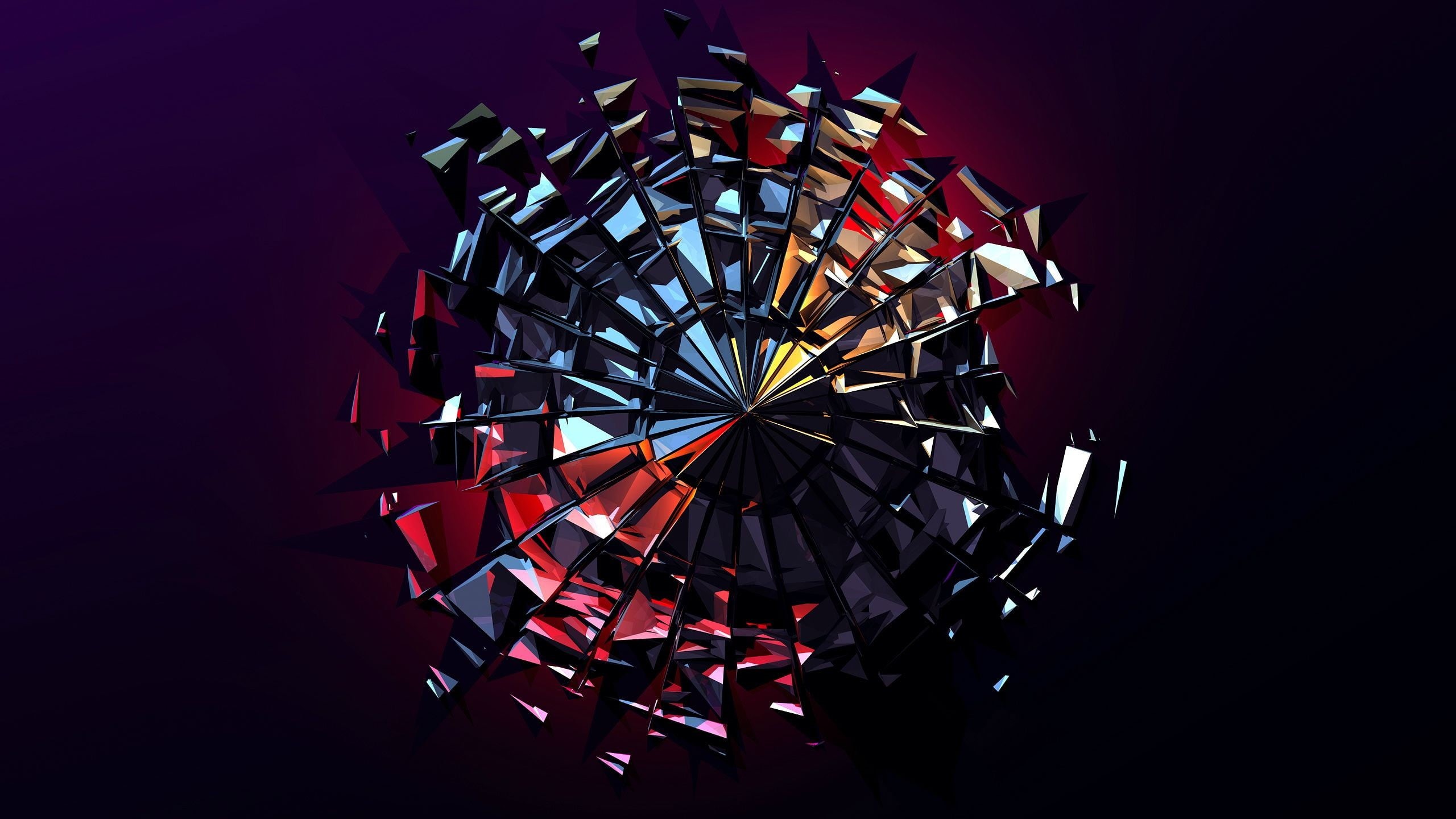 technology, positive emotion, 2K, indoors, connection, arts culture and entertainment, red, multi colored, shape, copy space, love, creativity, black background, HD Wallpaper