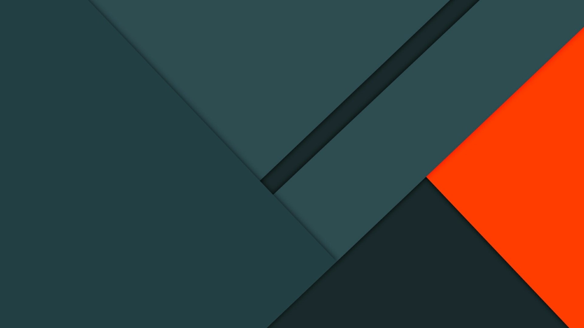 orange, geometry, minimalism, artwork, abstract, digital art, 1080P, lines, HD Wallpaper