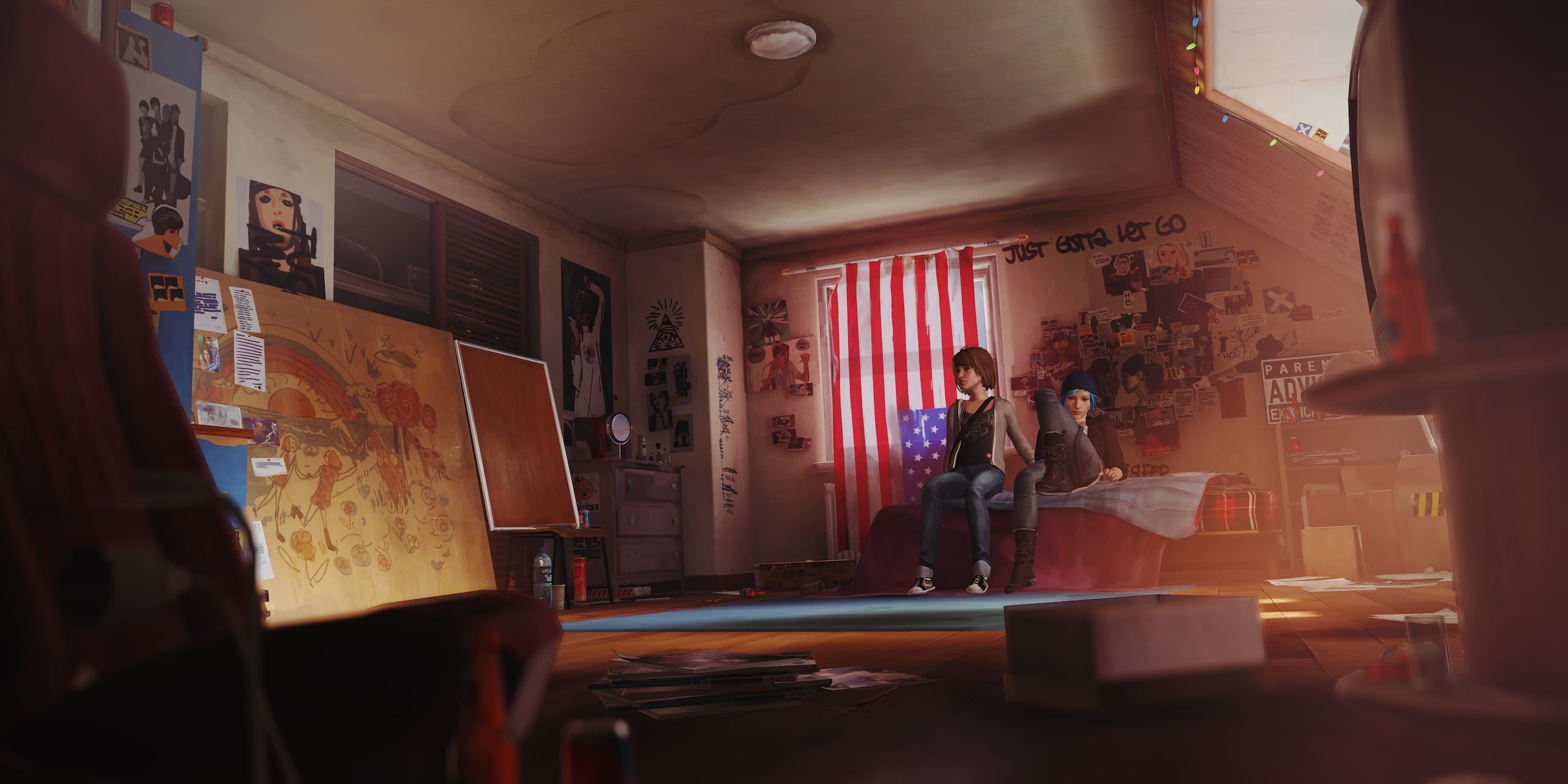 young adult, men, communication, wooden, leisure activity, lifestyles, women, real people, adult, standing, Chloe Price, arts culture and entertainment, HD Wallpaper