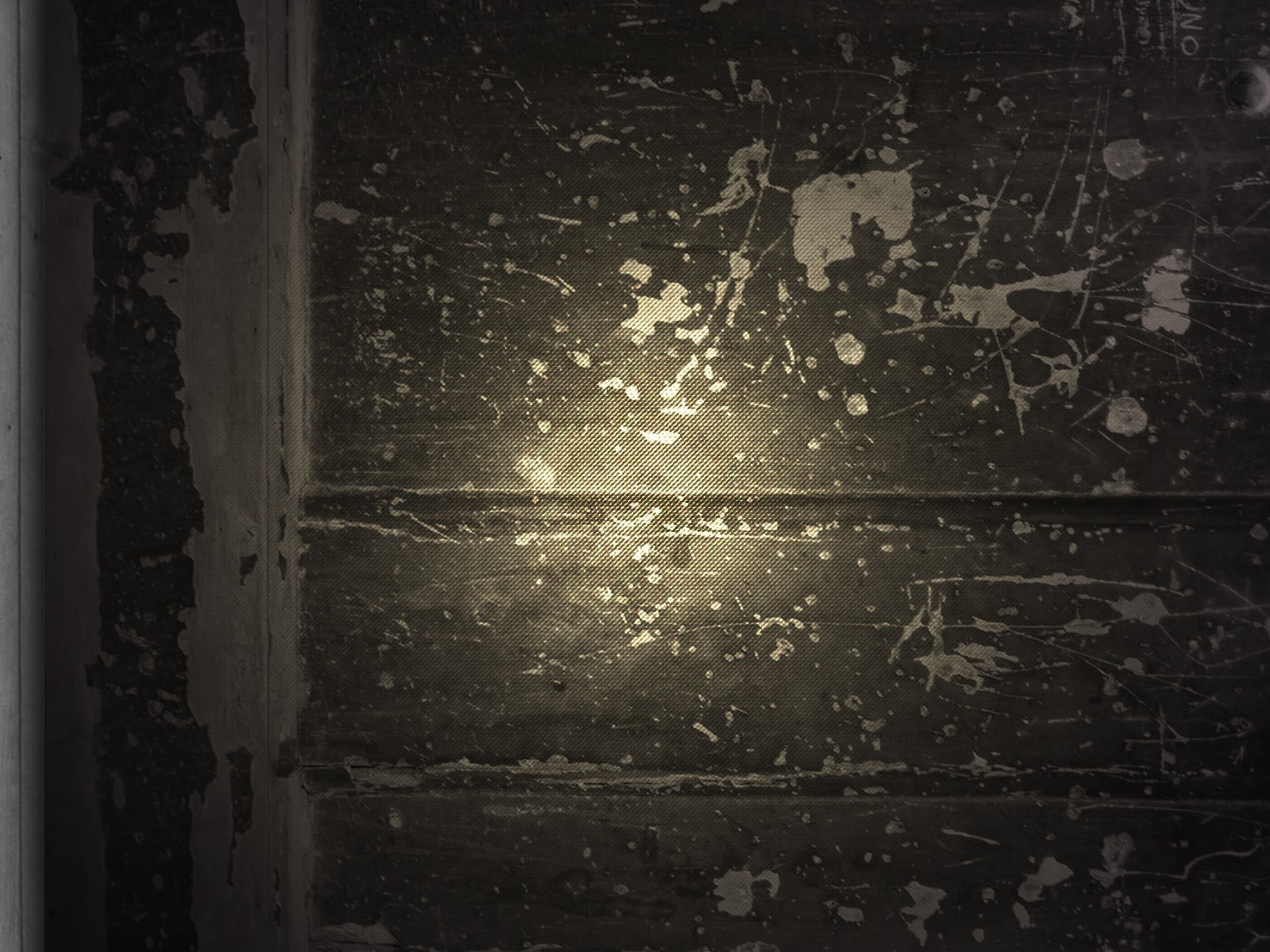 close-up, textured, weathered, white, old, day, black, digital art, wooden, abandoned, cabinet, run-down, ruined, 1080P, deterioration, architecture, window, HD Wallpaper