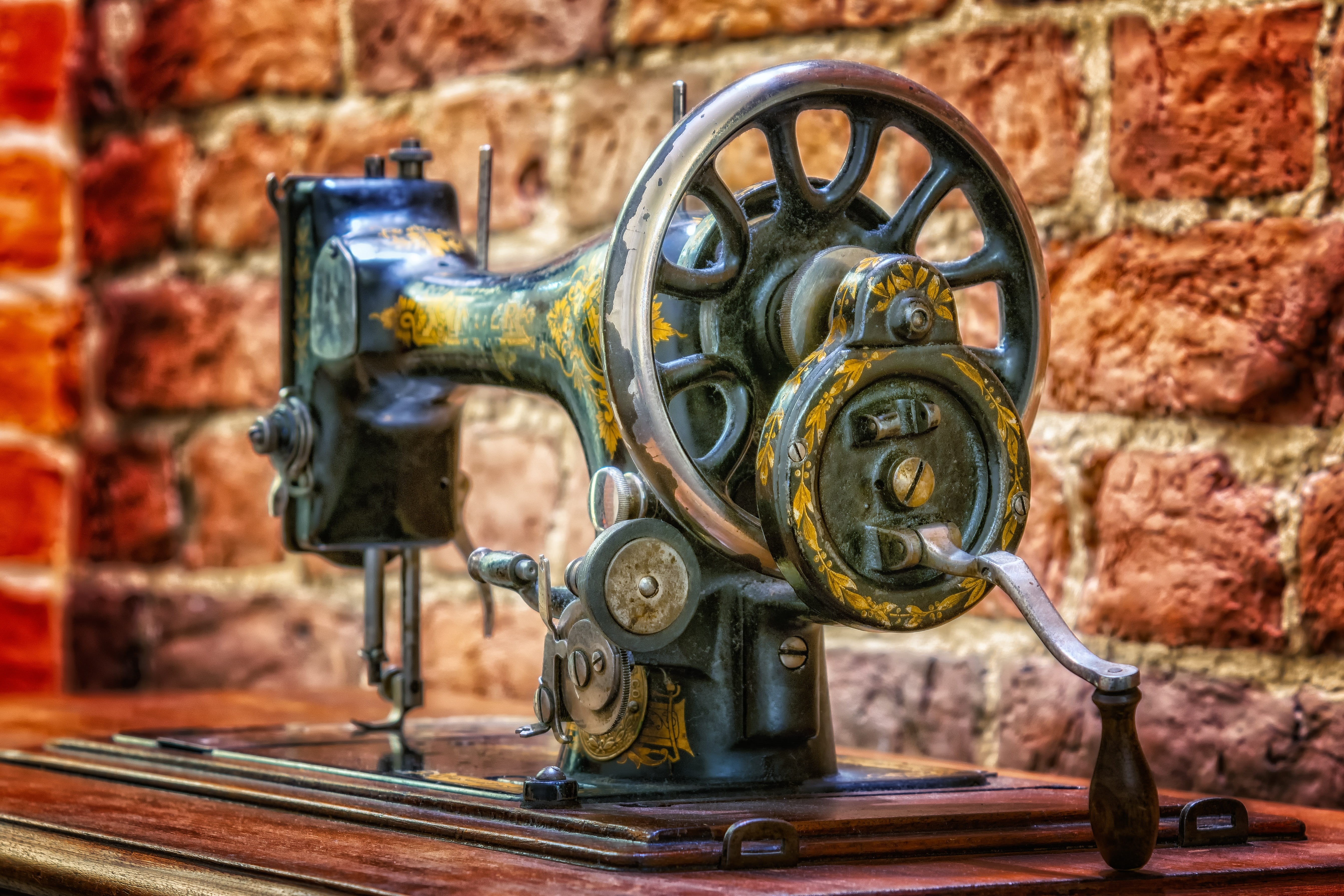 yarn, coil, focus on foreground, craft, 5K, sewing machine, architecture, metal, machine valve, faucet, close up, art and craft, sew, outdoors, machine, HD Wallpaper