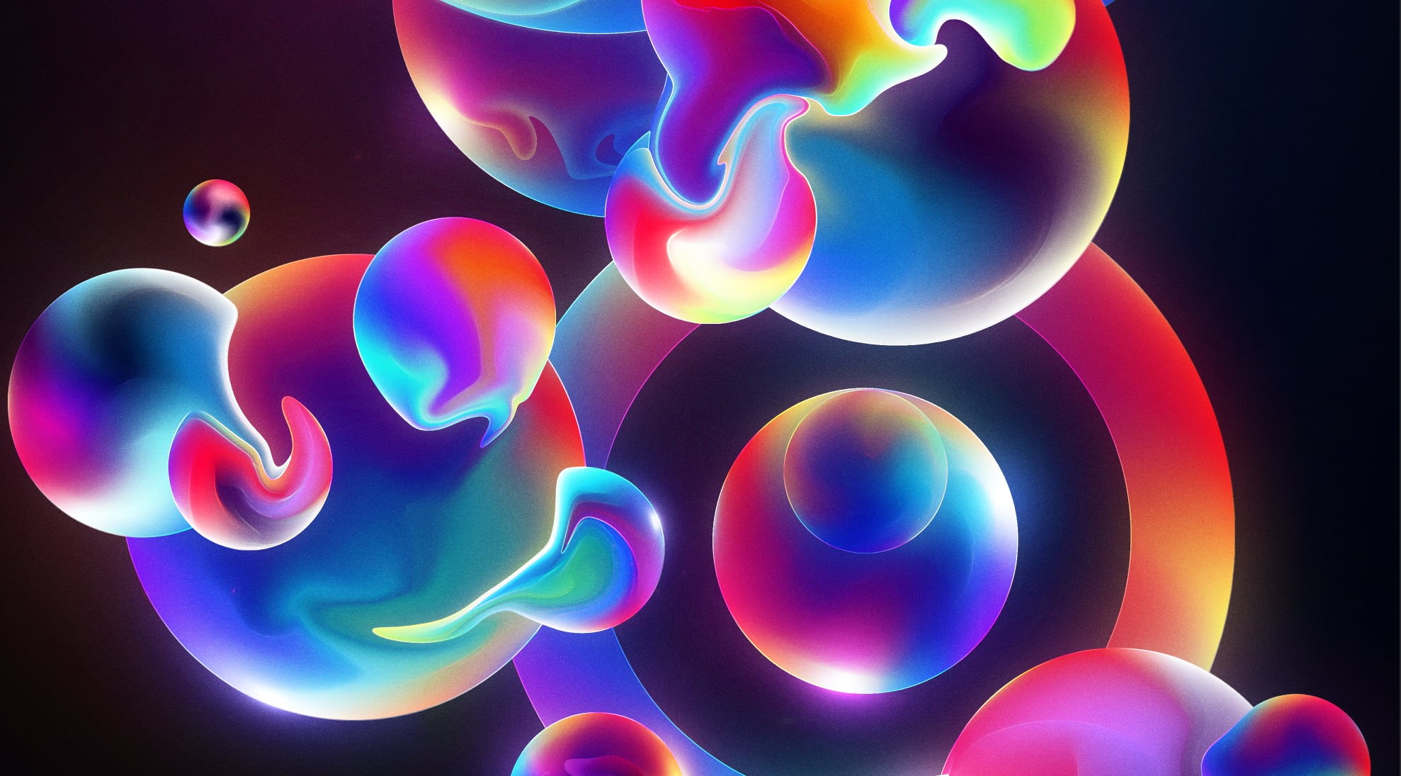 abstract, 1080P, digital art, Stu Ballinger, shapes, HD Wallpaper