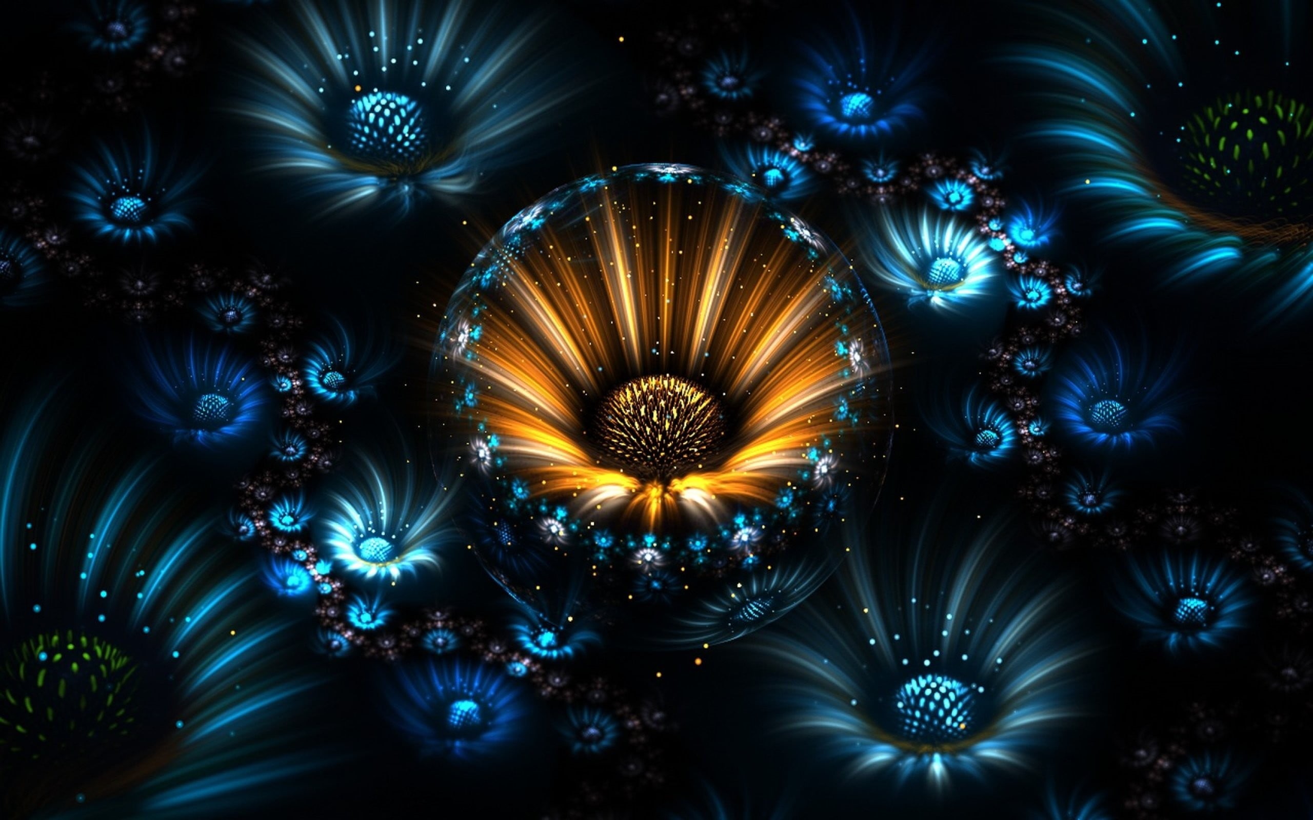 pattern, indoors, full frame, ornate, no people, shape, design, night, light, abstract, technology, geometric shape, low angle view, electric lamp, 2K, HD Wallpaper