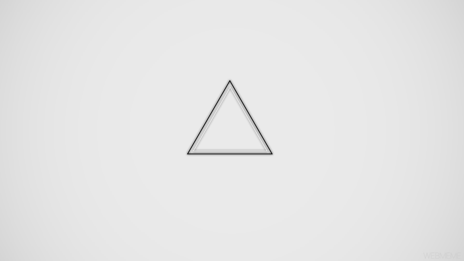 1080P, minimalism, black, gray, triangle, white, geometry, HD Wallpaper