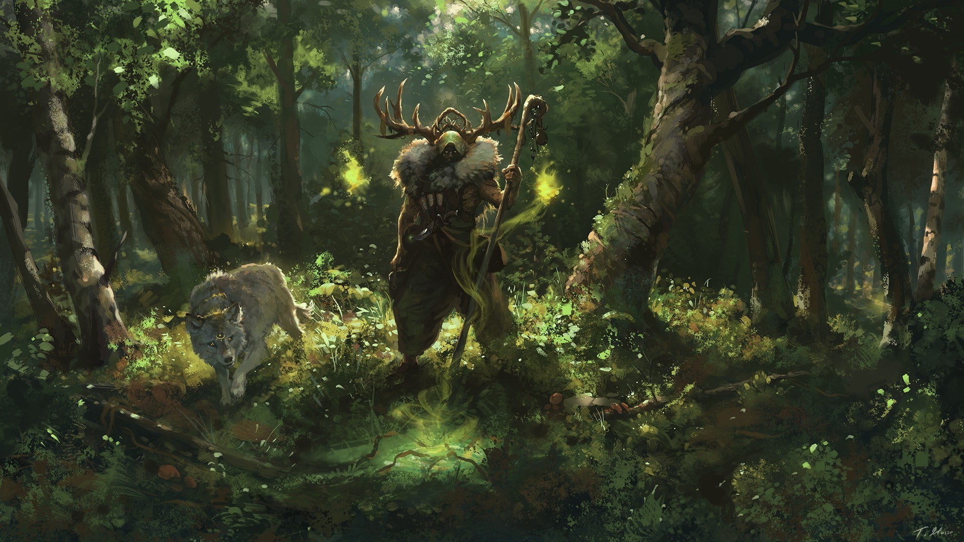 druid, 1080P, HD Wallpaper