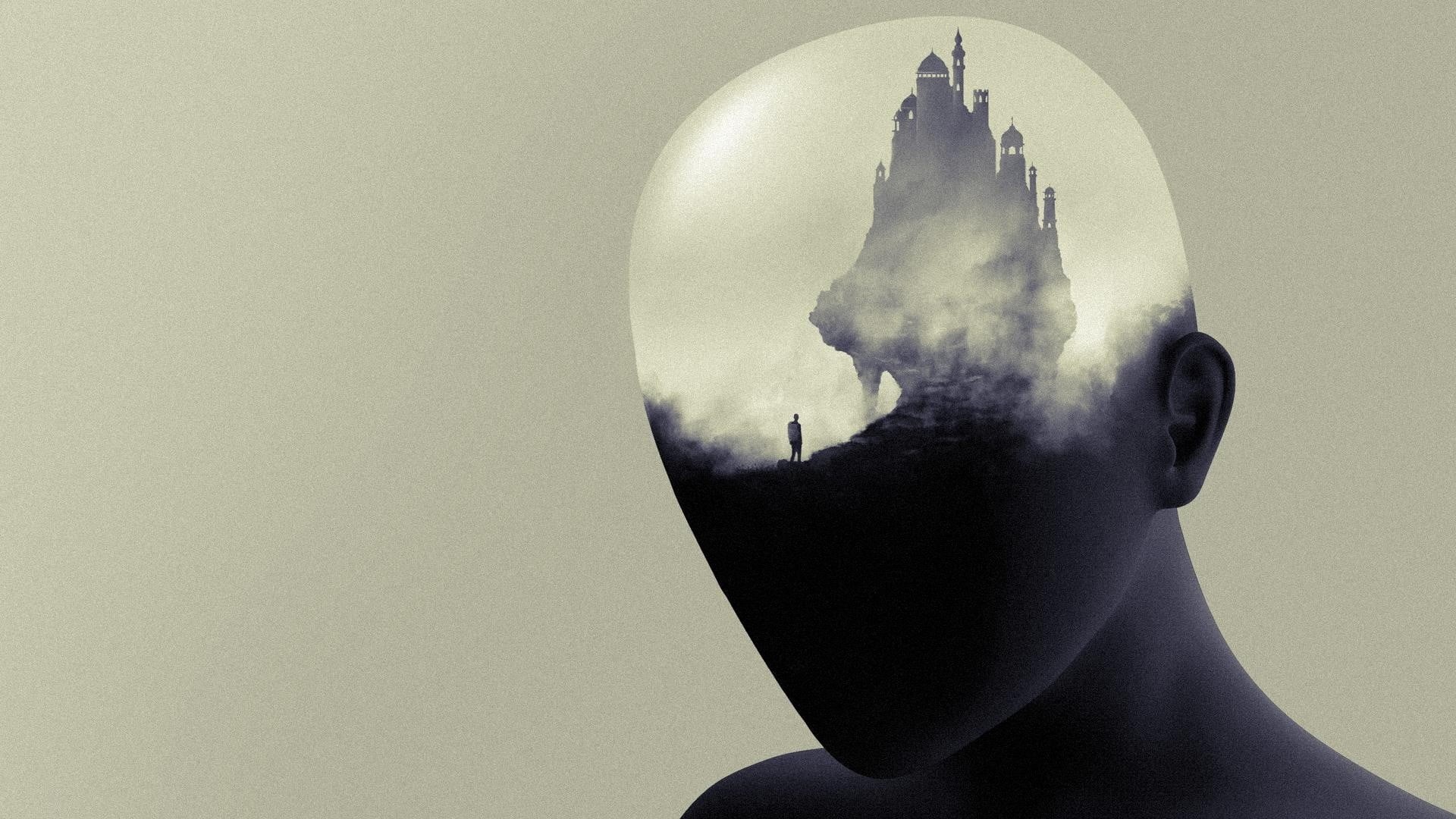 human representation, mystery, human Face, double exposure, clothing, headshot, looking, wall - building feature, human Head, mist, close-up, creativity, HD Wallpaper