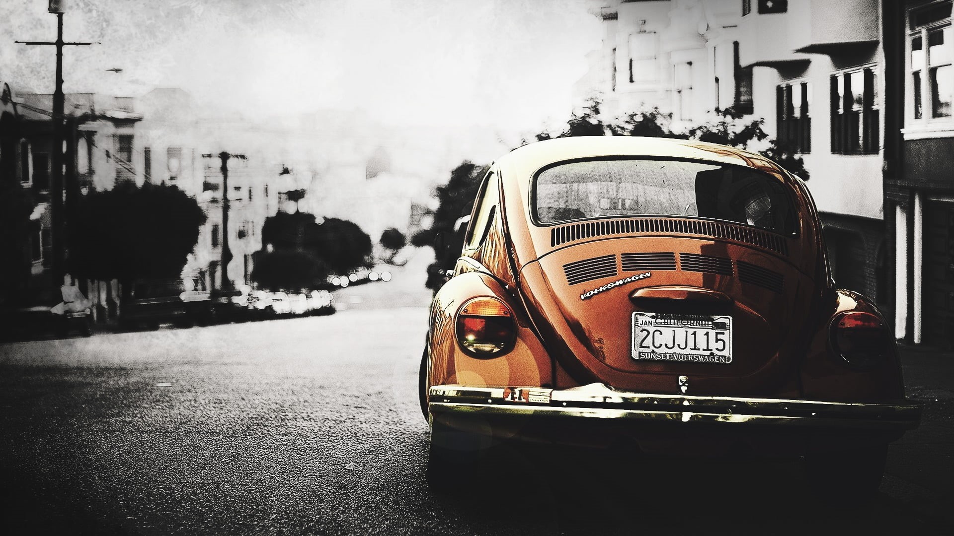 brown, smoke - physical structure, architecture, motor vehicle, built structure, public transportation, travel, orange cars, incidental people, transportation, HD Wallpaper