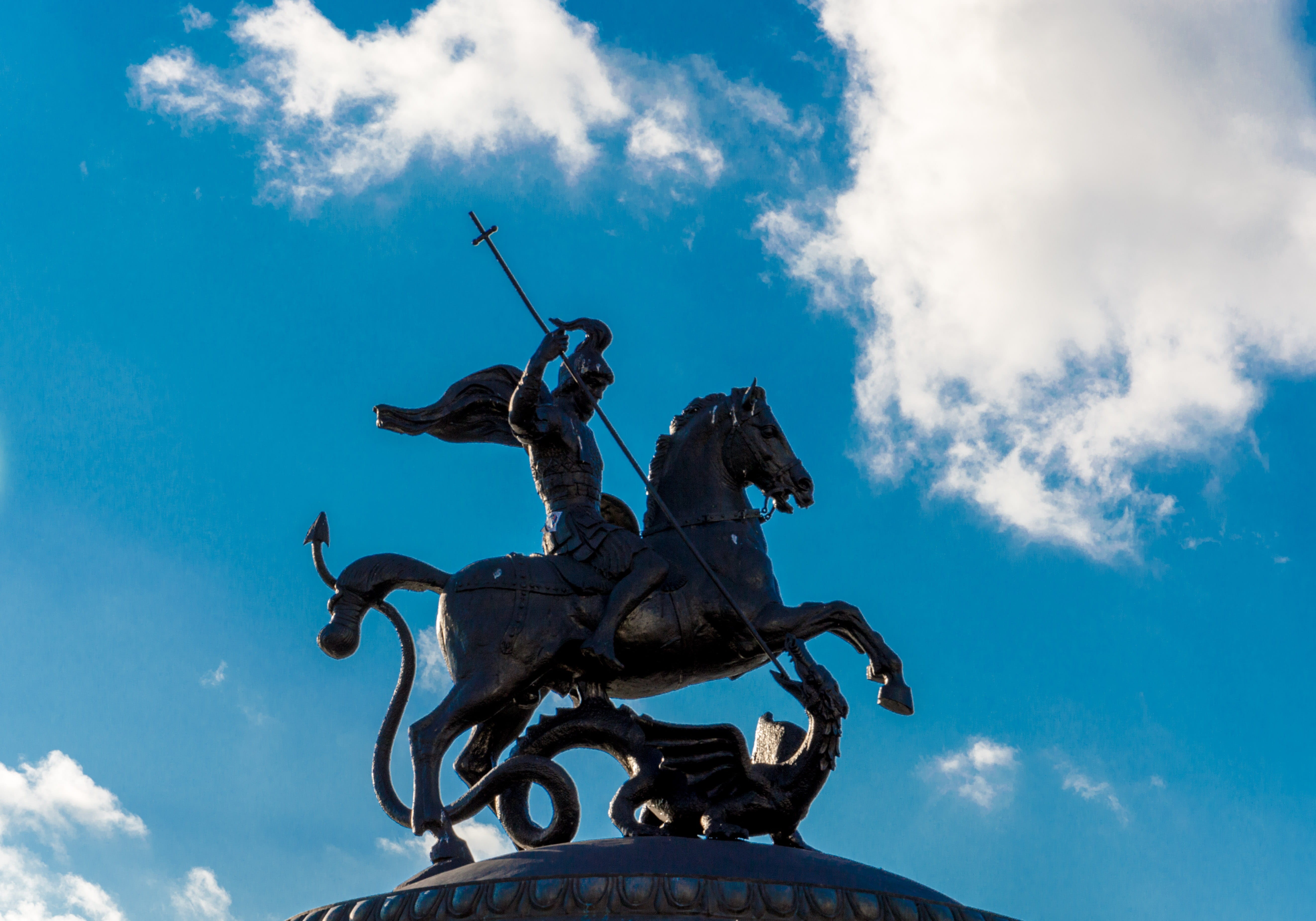 human representation, livestock, moscow, russia, monument, blue, day, nature, domestic animals, famous Place, art and craft, animal wildlife, 5K, craft, HD Wallpaper