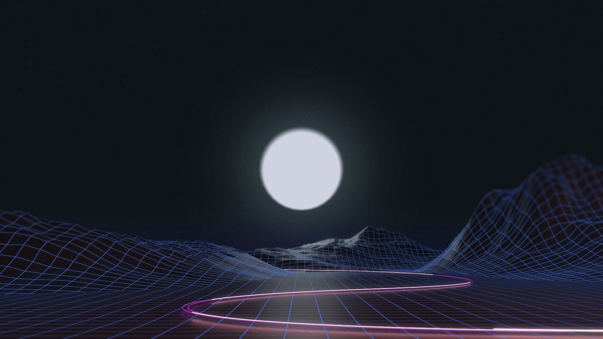light trail, pattern, data, architecture, geometric shape, abstract, speed, vaporwave wireframe, night, long exposure, sky, outdoors, glowing, copy space, HD Wallpaper