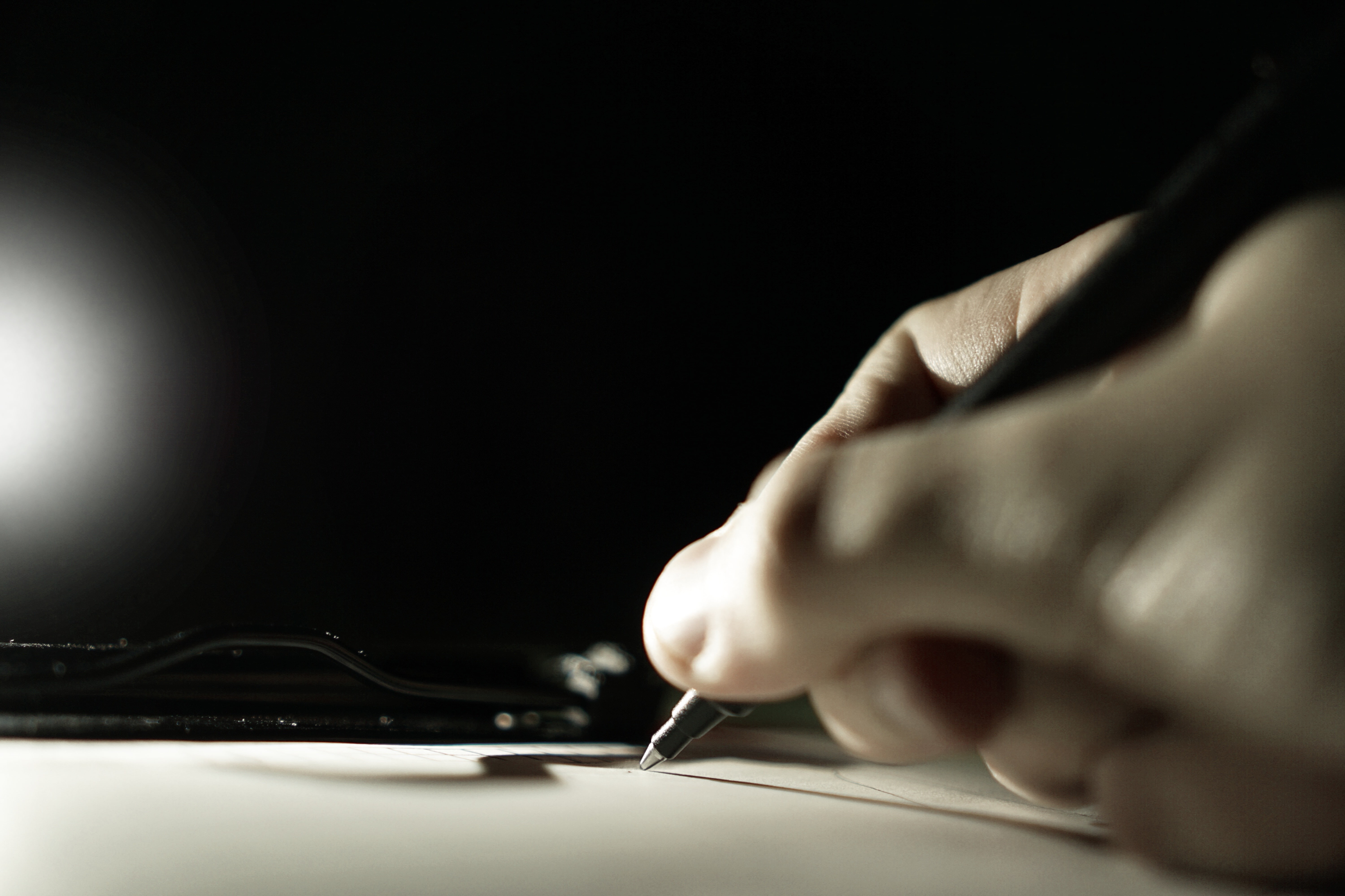 pen, ballpoint, writing, ink, 5K, hand, paper, HD Wallpaper