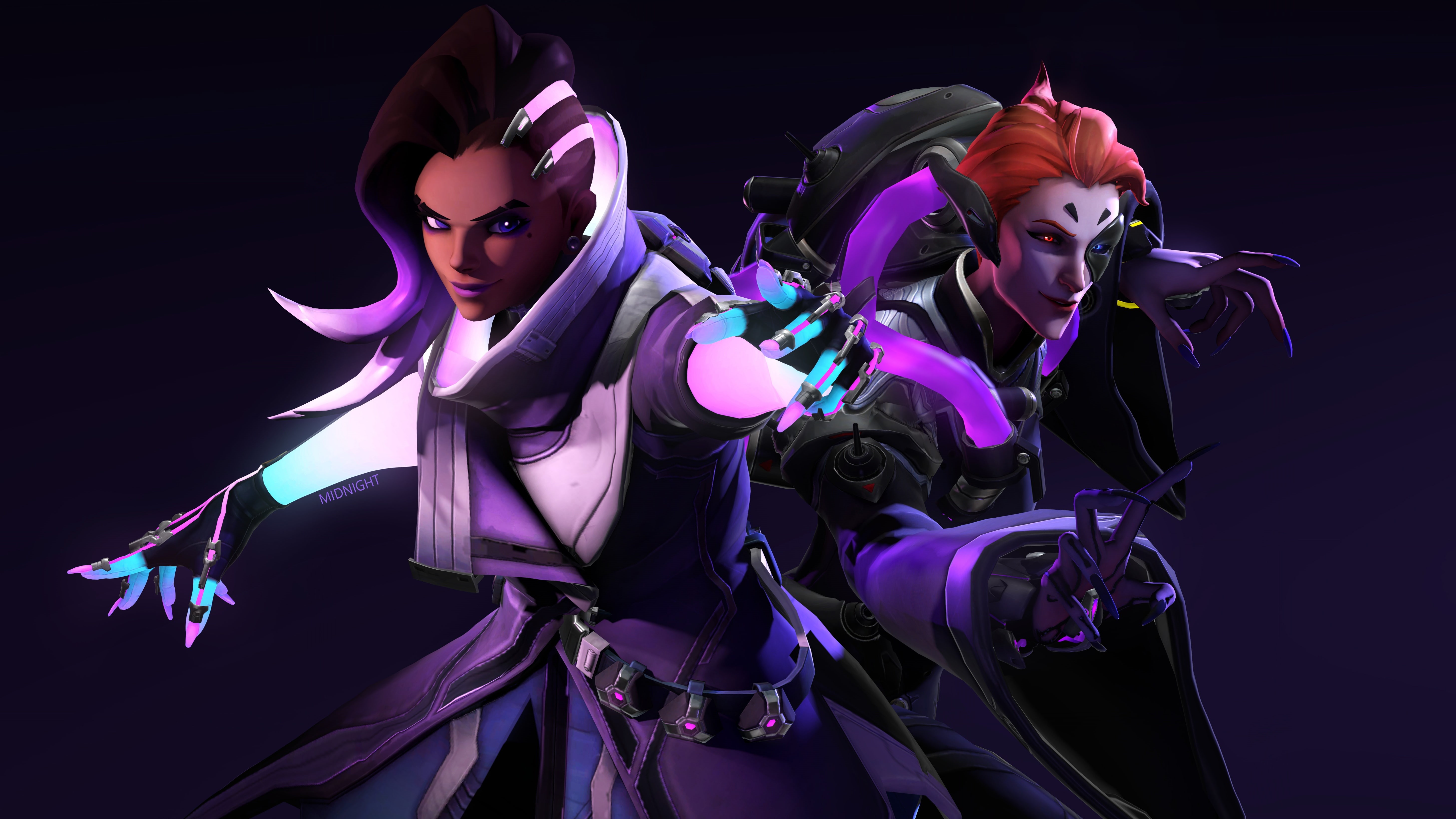 Video Game, Moira (Overwatch), Overwatch, 5K, Sombra (Overwatch), HD Wallpaper