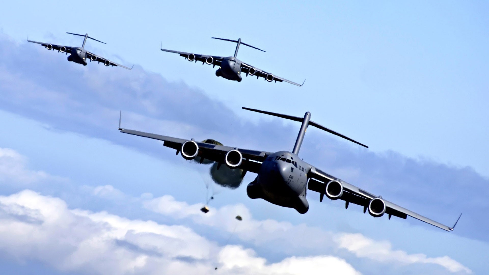 fly, craft, military, transportation, sky, aeroplane, flight, pilot, airplane, plane, jet, clouds, air, flying, wing, aviation, airliner, army, force, vehicle, HD Wallpaper