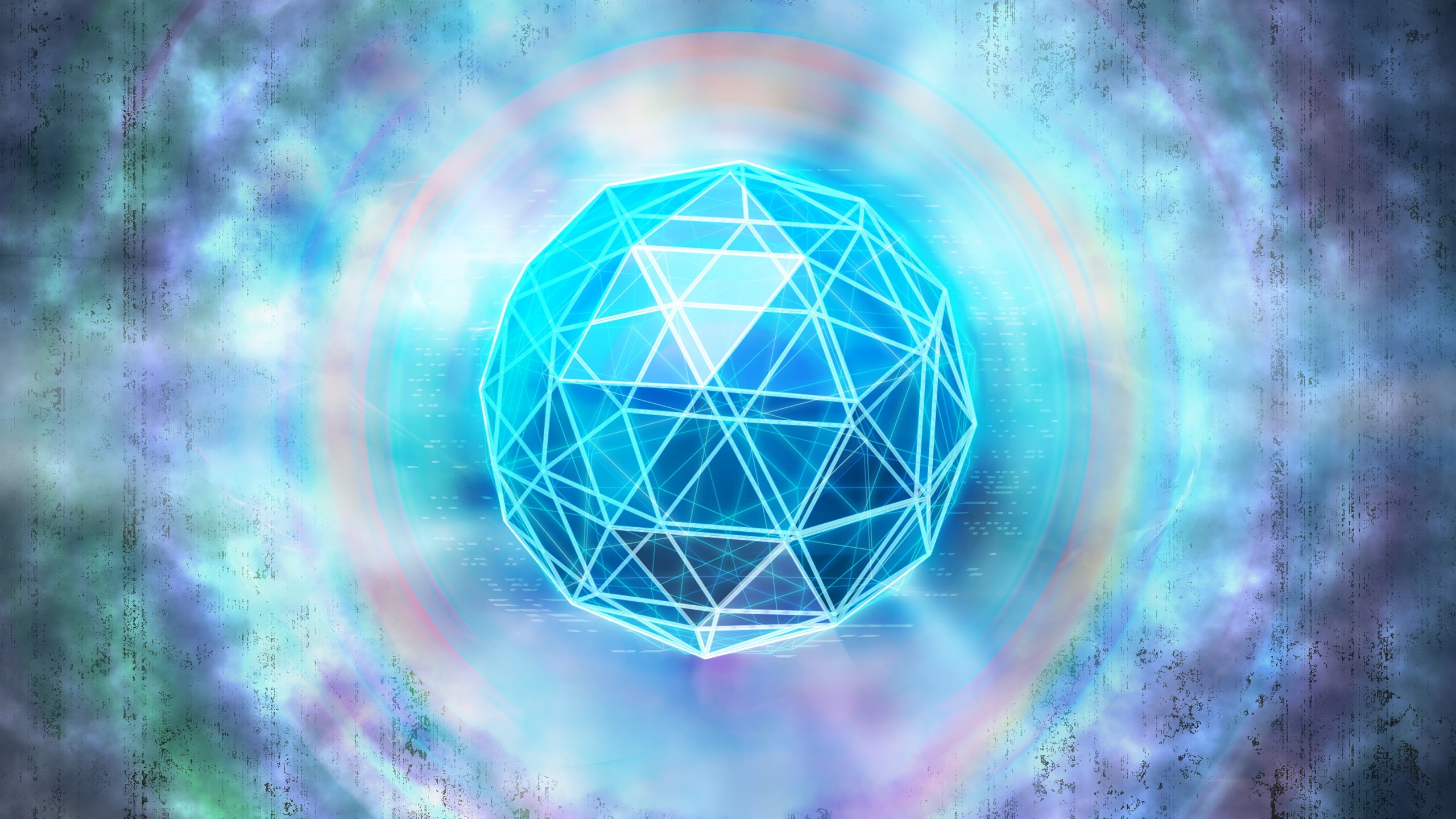 Wireframe, abstract, 2K, HD Wallpaper