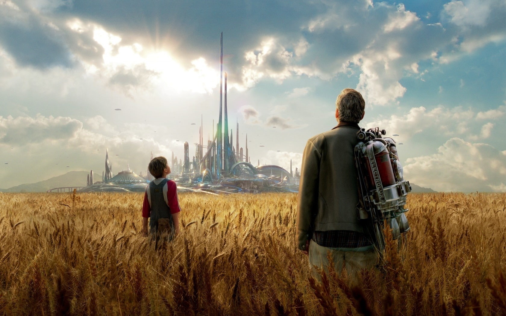 tomorrowland, parallel universe, movie, frank walker, 2015 movie, george clooney, 720P, HD Wallpaper