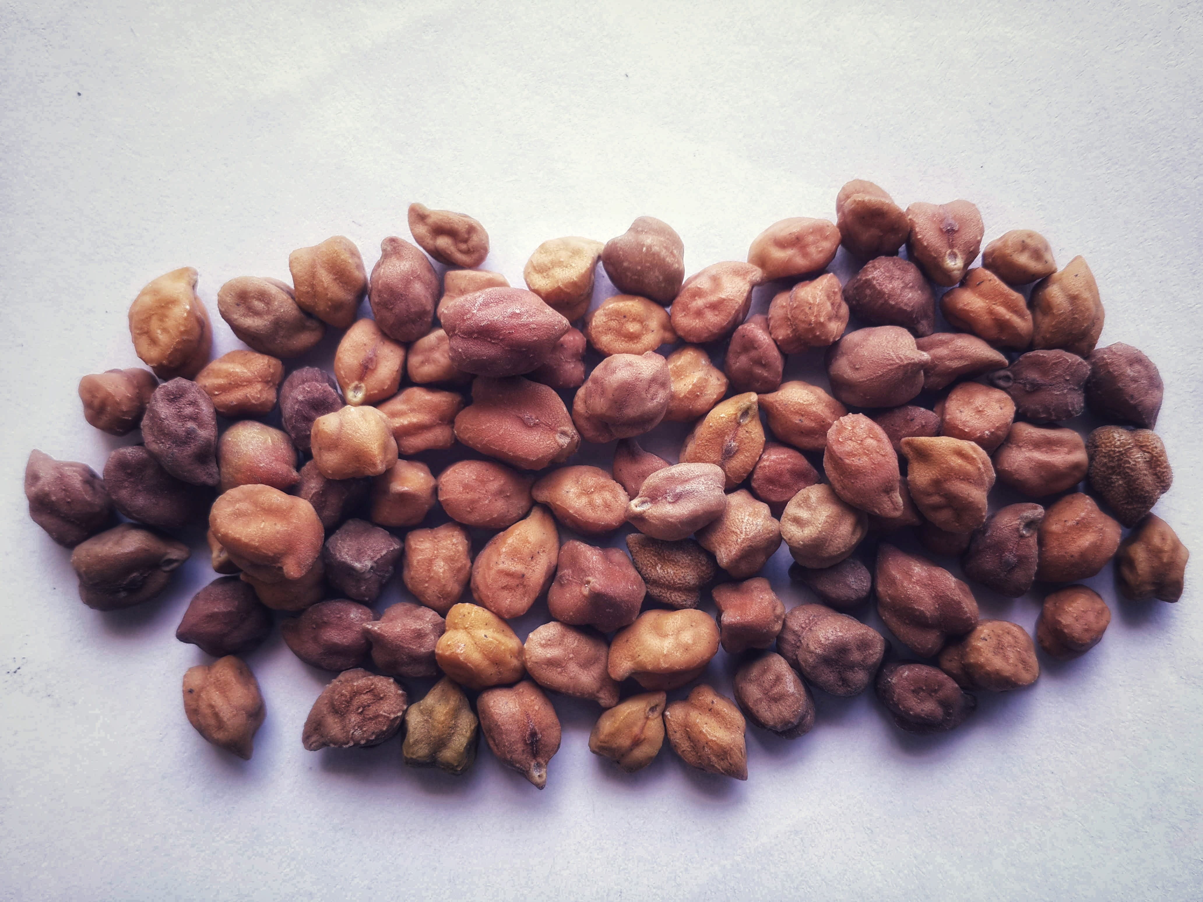 large group of objects, closeup, nut, high angle view, cece, fruit, pulse, indoors, garbanzo bean, healthy eating, no people, table, nut - food, gramnuts, HD Wallpaper