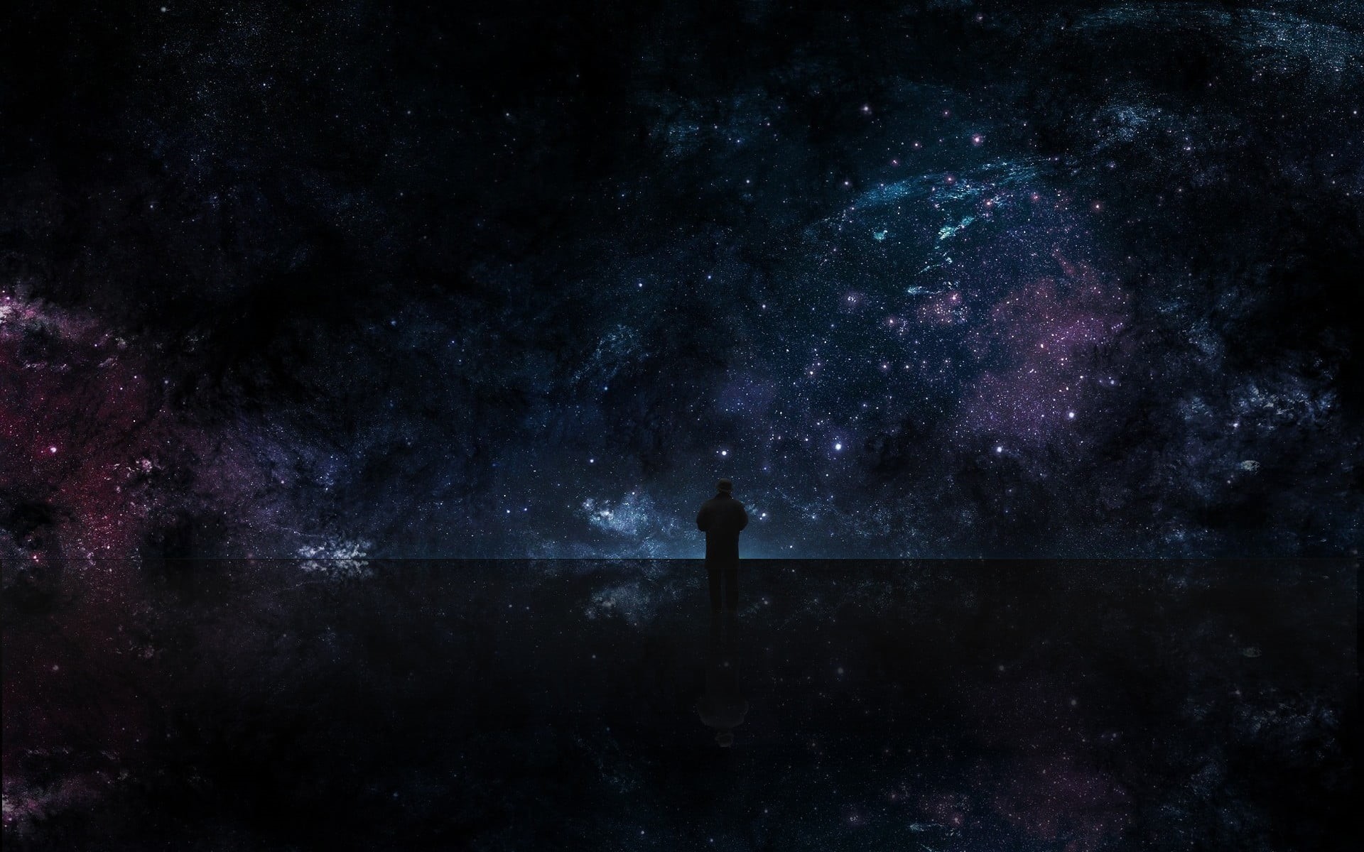 nebula, abstract, space exploration, mystery, spirituality, light - Natural Phenomenon, space, beauty in nature, black Color, fantasy, illustration, galaxy, HD Wallpaper