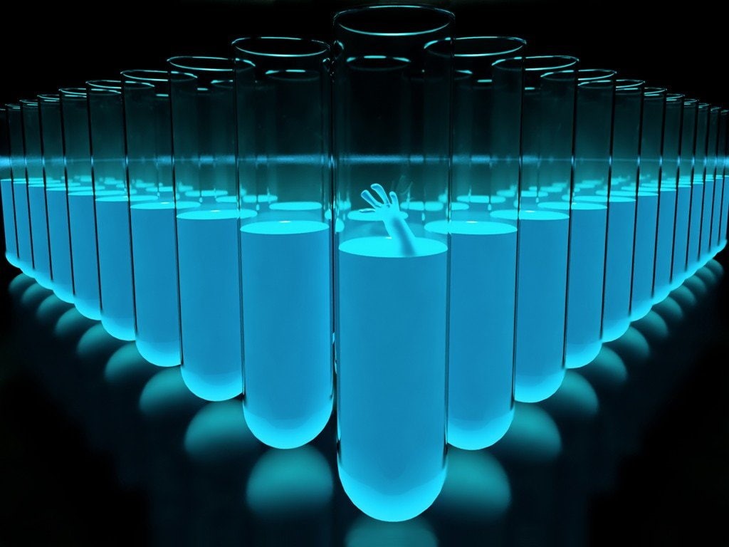 scientific experiment, test tube rack, medical research, education, liquid, technology, blue, test tube, studio shot, 480P, no people, healthcare and medicine, HD Wallpaper