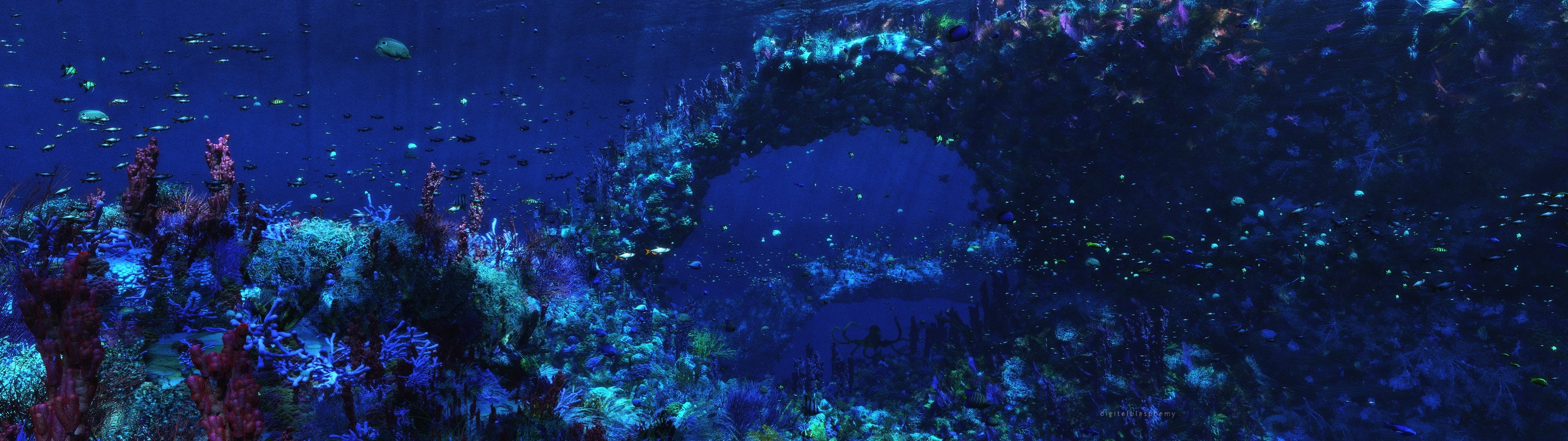 4K, owdlarrd, 3840x1080, panoramic, HD Wallpaper