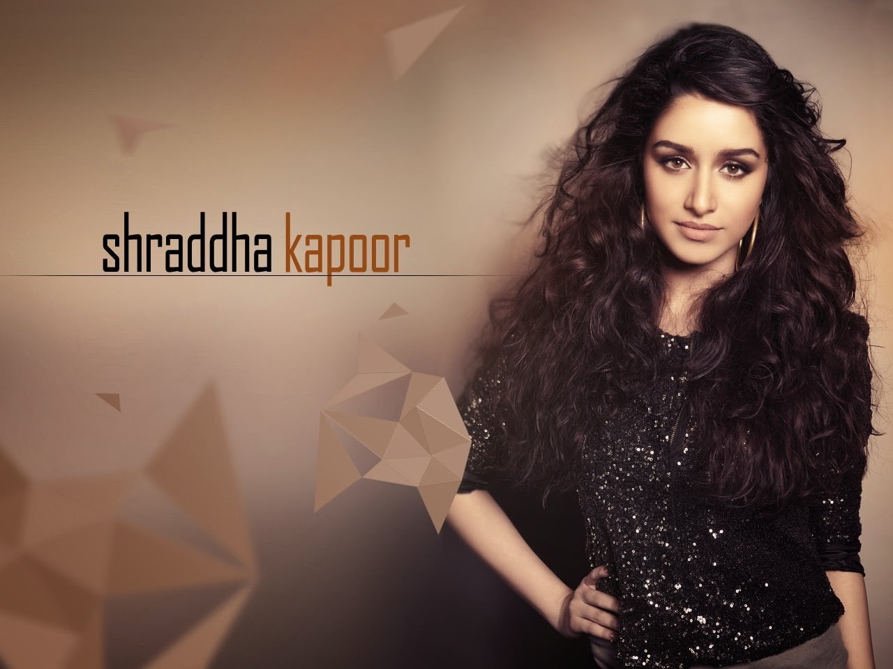 720P, hairstyle, brown hair, adult, long hair, wall - building feature, beautiful woman, looking at camera, one person, young adult, Shraddha Kapoor, front view, HD Wallpaper