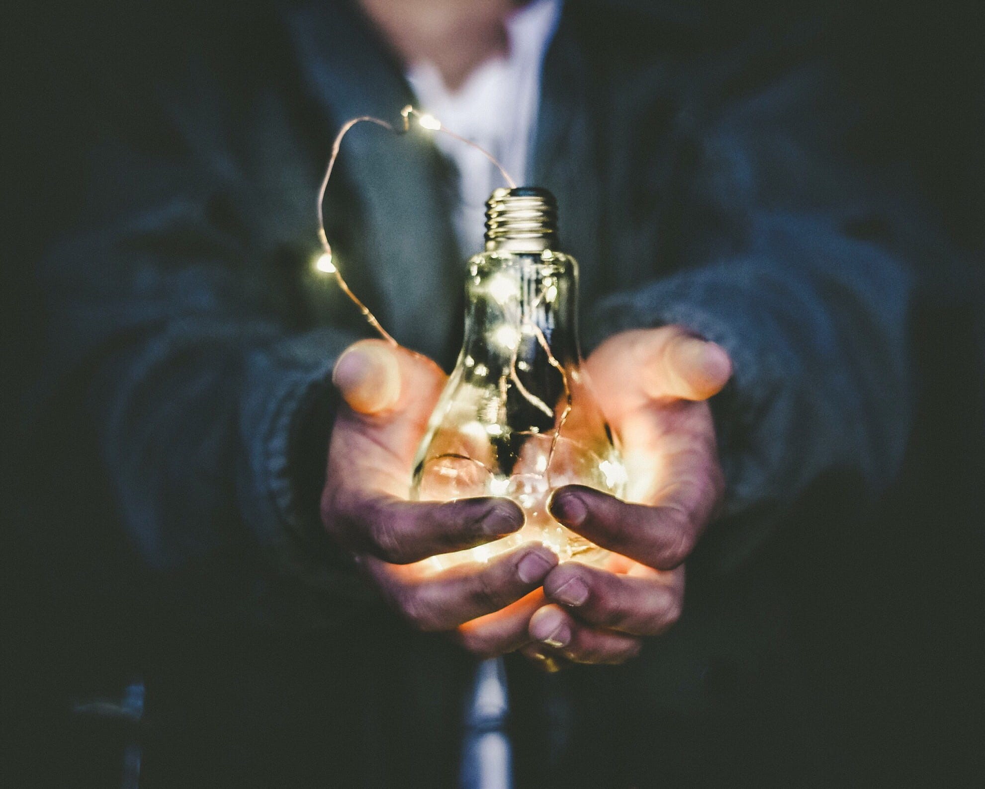 unrecognizable person, human Hand, midsection, close-up, electricity, man, lightbulb, ideas, light, time, focus on foreground, business, finger, lighting equipment, HD Wallpaper