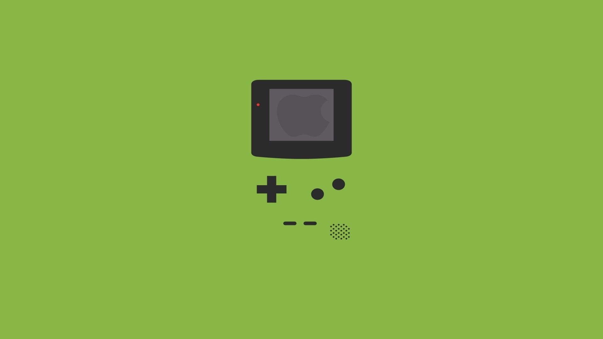 no people, green color, technology, connection, Apple Inc., Nintendo, cut out, wall - building feature, video games, copy space, minimalism, portable, screen, HD Wallpaper
