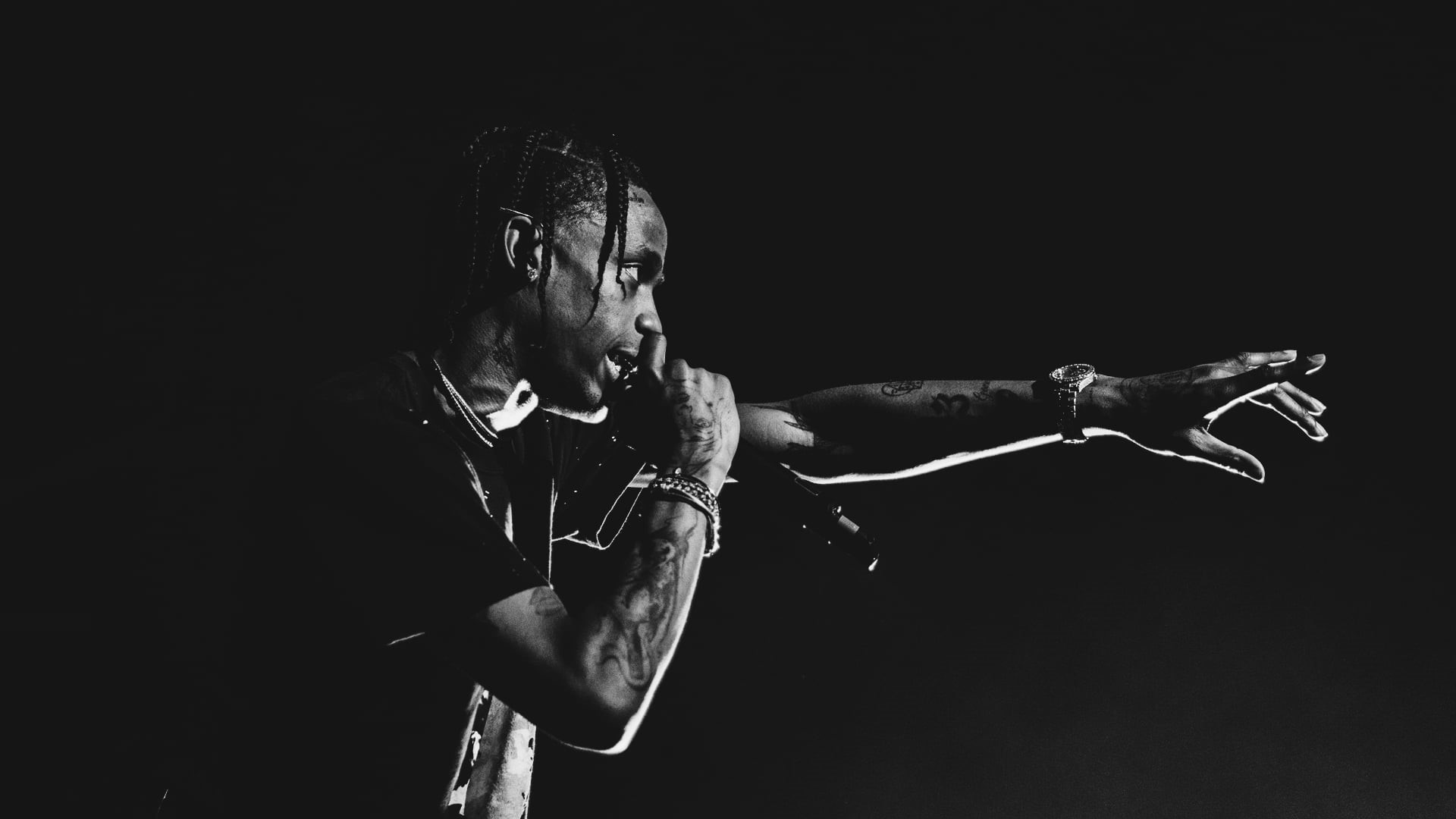 Travis Scott, music, 1080P, rap, HD Wallpaper