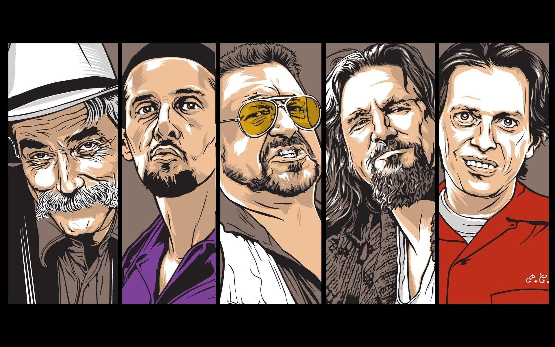 The Dude, Walter Sobchak, The Big Lebowski, Jesus Quintana, movies, 1080P, HD Wallpaper