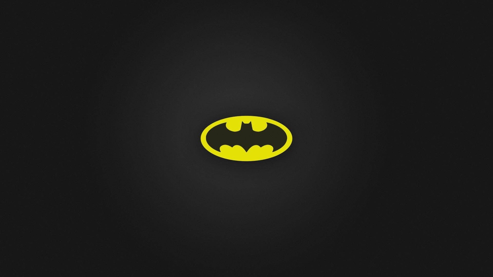 anthropomorphic smiley face, shape, nature, studio shot, sign, smiling, dc, no people, yellow, communication, comics, indoors, emotion, symbol, dark, black color, HD Wallpaper