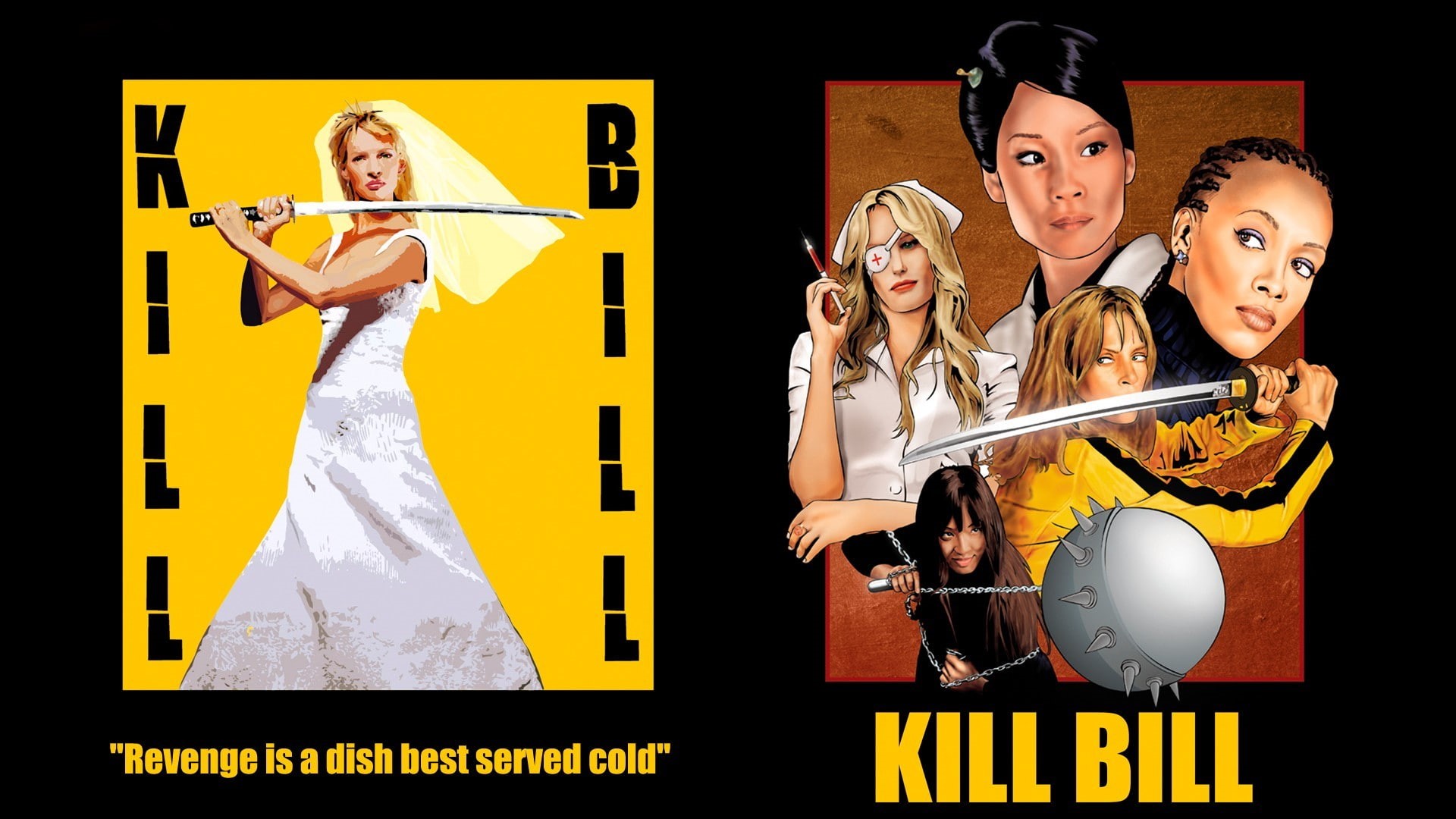 happiness, portrait, 1080P, people, looking at camera, young adult, females, women, movies, girls, arts culture and entertainment, Kill Bill, emotion, HD Wallpaper
