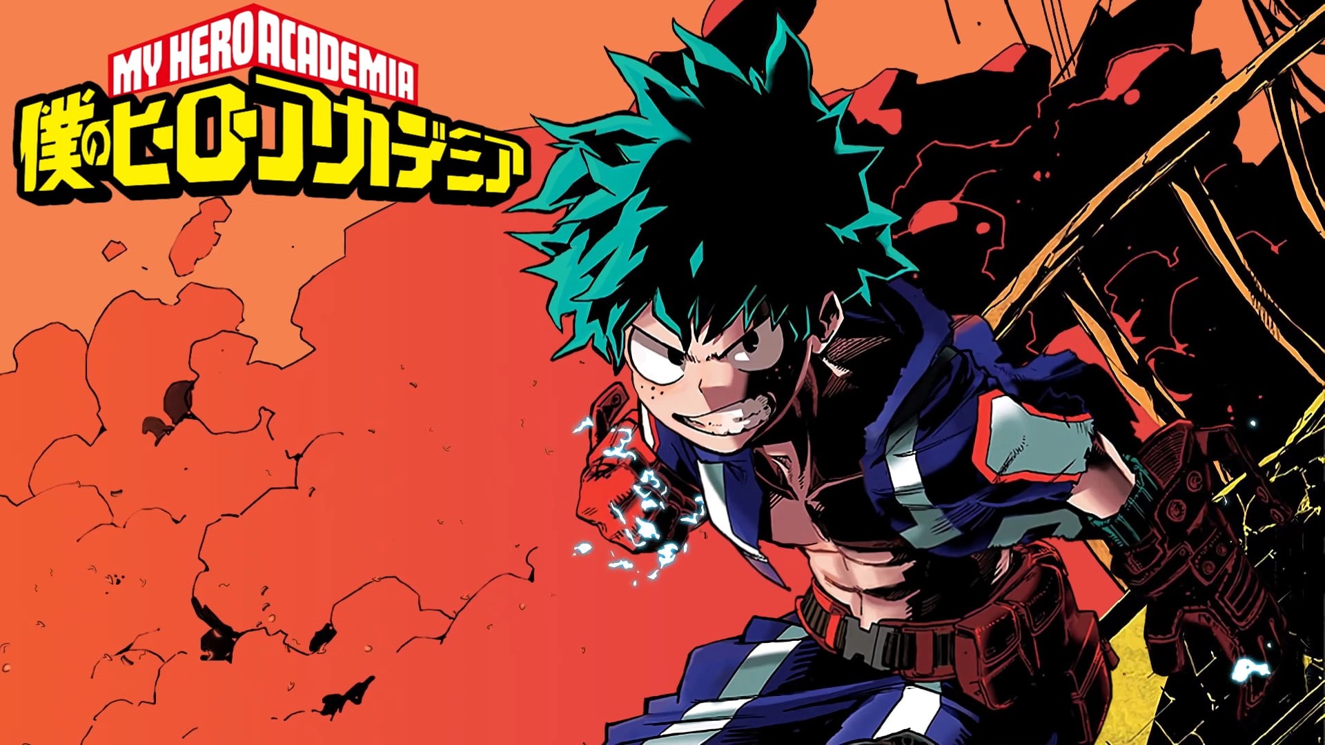 1080P, red, Boku no Hero Academia, young adult, nature, headshot, leisure activity, communication, one person, clothing, real people, portrait, Midoriya Izuku, HD Wallpaper