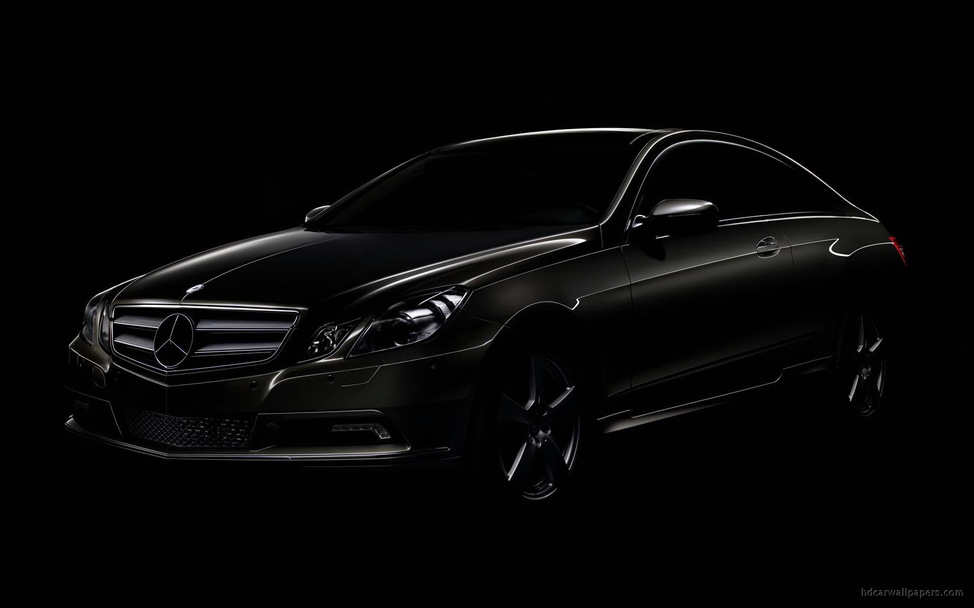mercedes, coupe, cars, class, 2010, 1080P, mercedes benz, e, benz, black, HD Wallpaper
