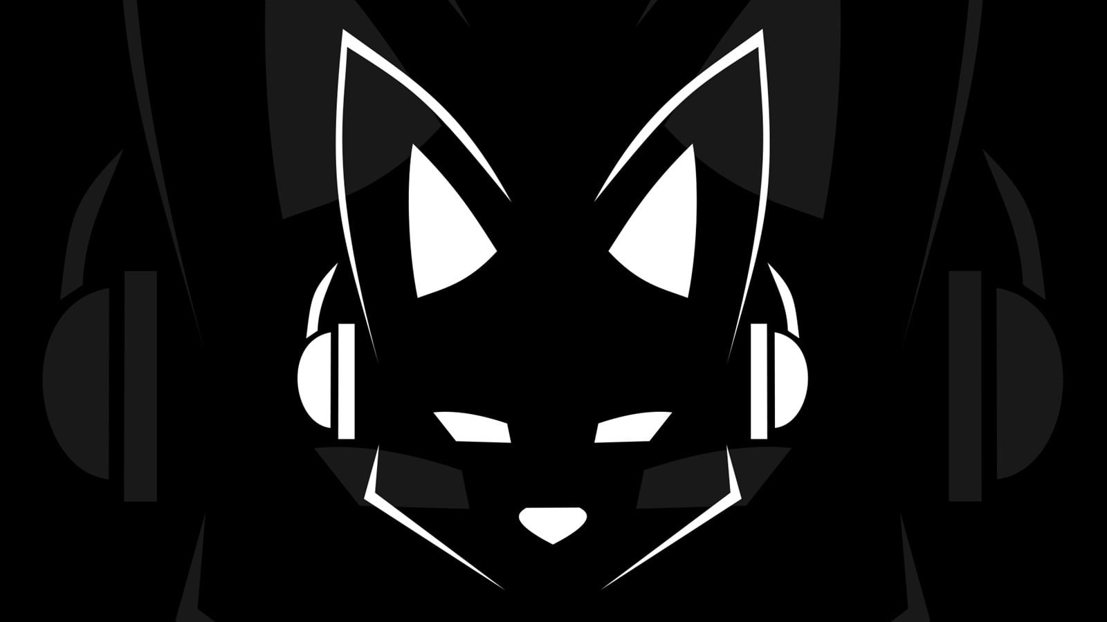 geometric shape, art, cat, light - natural phenomenon, illuminated, glowing, furry, electricity, light, night, Lapfox, circle, electric lamp, black, close-up, HD Wallpaper