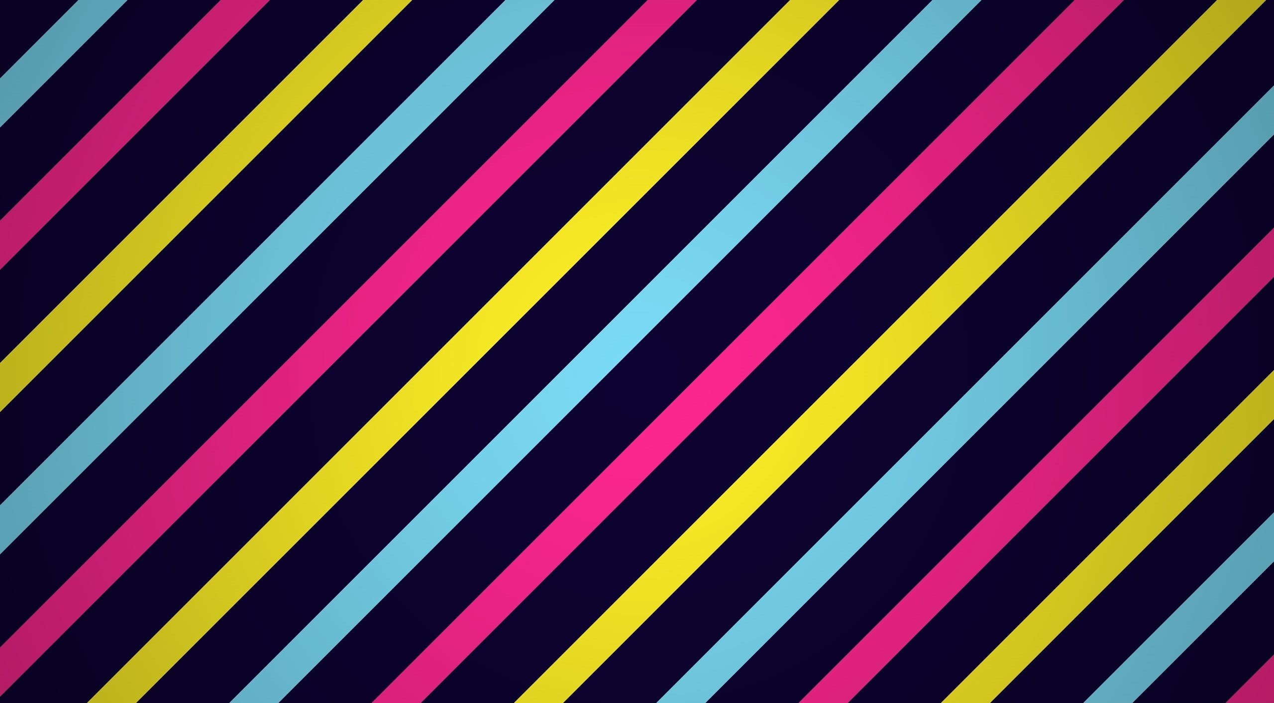 blue, pattern, 2K, abstract, edothekid, multi colored, no people, purple, hd, side by side, repetition, yellow, simple, black color, dark, stripes, HD Wallpaper