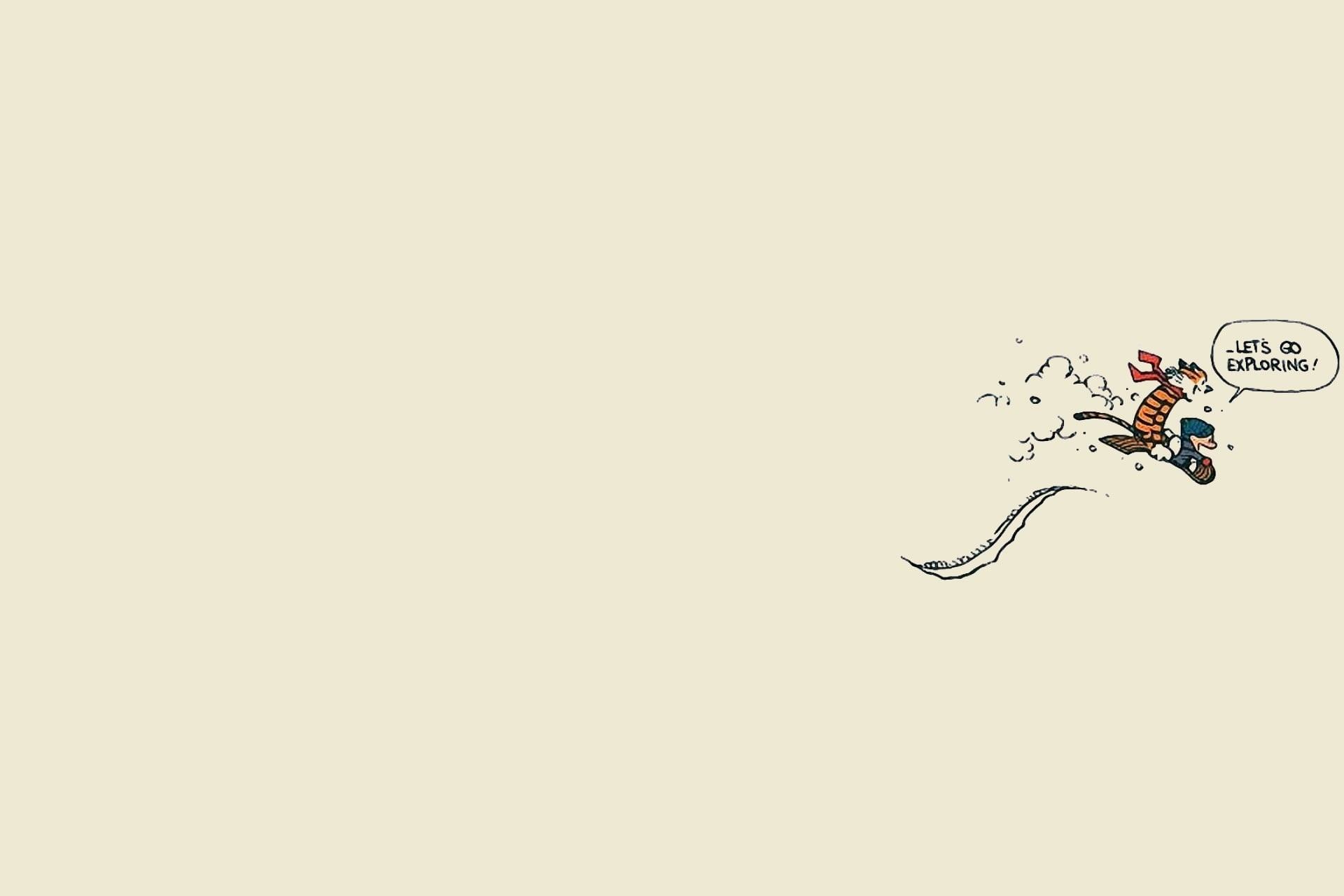 drawing - activity, close-up, Calvin and Hobbes, copy space, art and craft, still life, 1080P, indoors, paper, representation, tiger, no people, drawing - art product, HD Wallpaper
