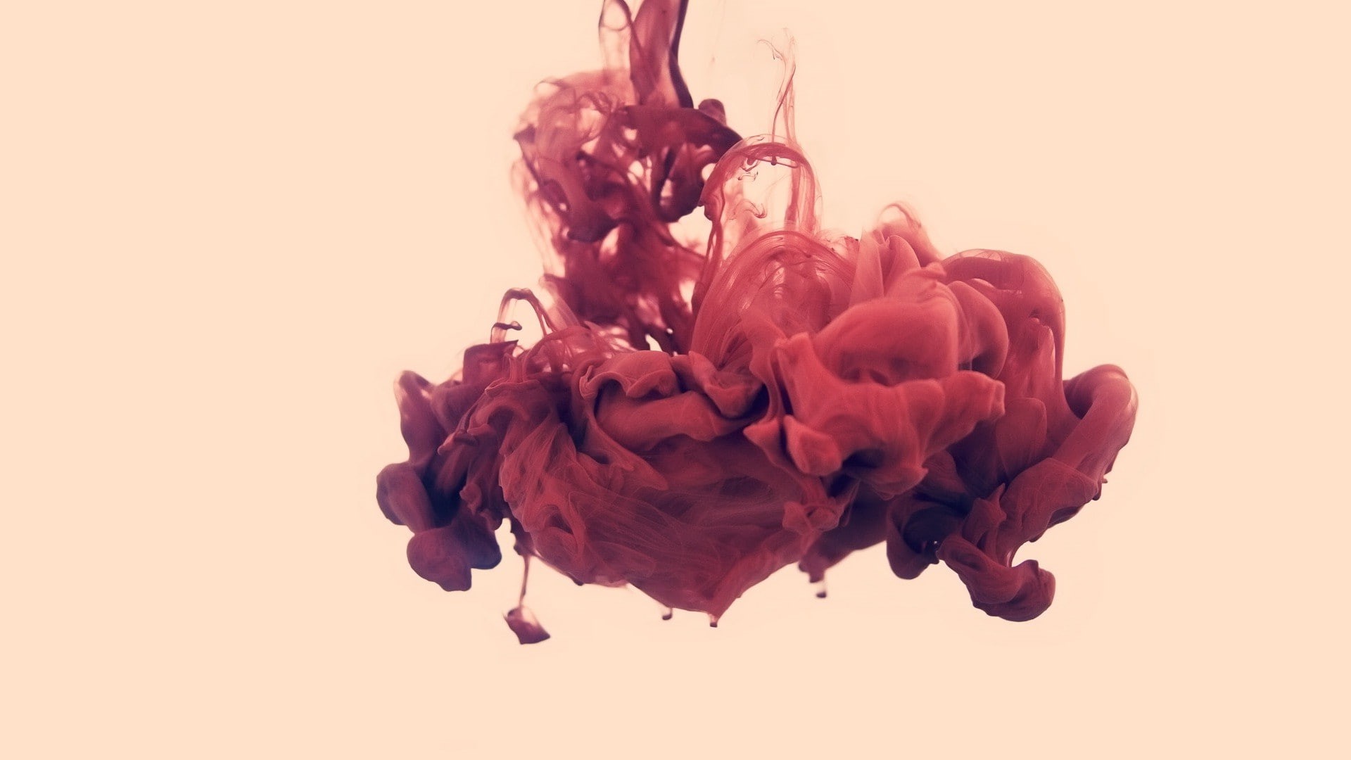design, water, studio shot, smoke - physical structure, indoors, drop, 1080P, abstract, red, Paint In Water, pollution, splashing, pink color, paint, Alberto Seveso, HD Wallpaper