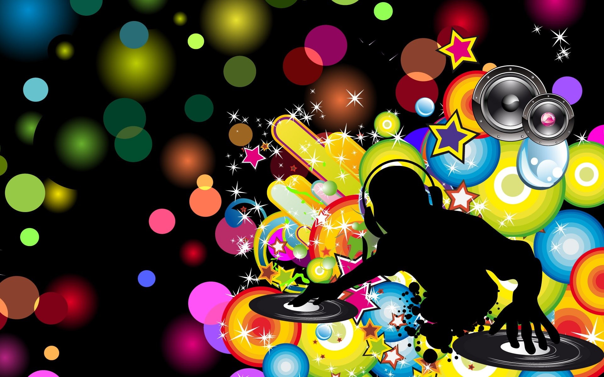 1080P, Vector, Music, Colorful, beat, HD Wallpaper