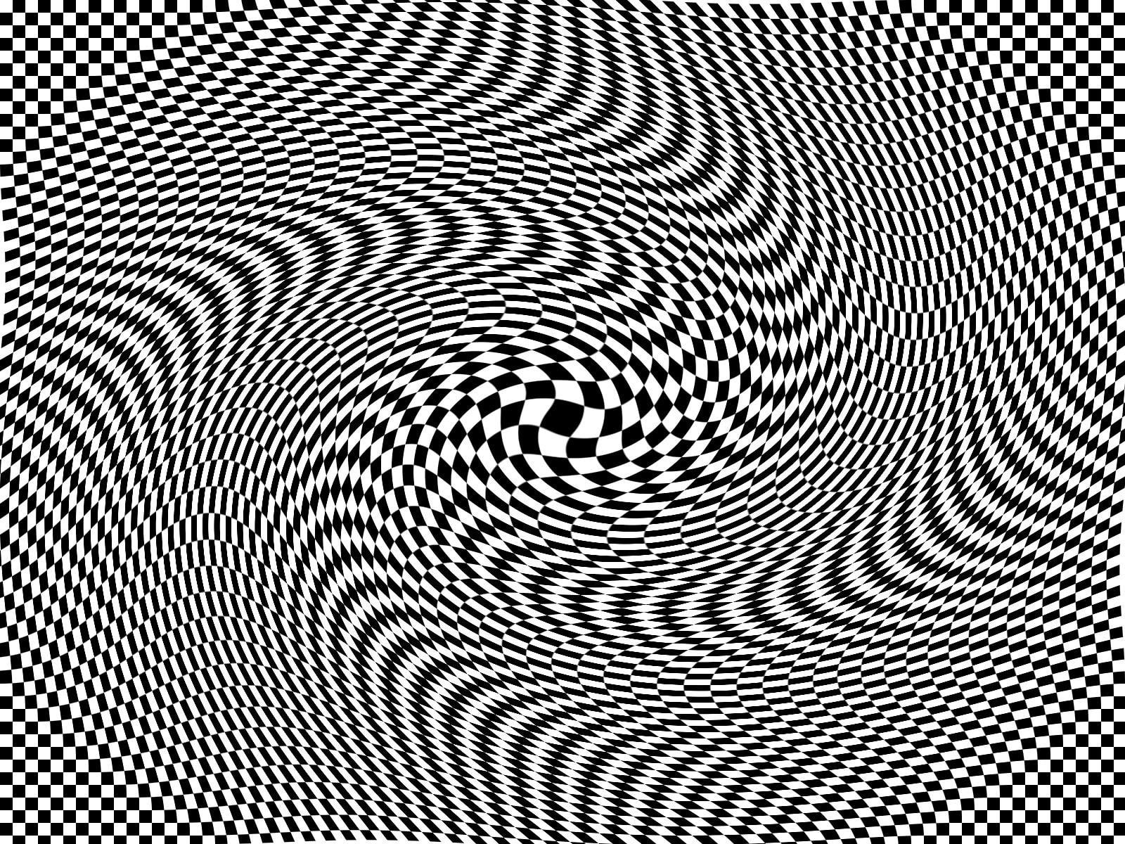 checked, white, black, Psychedelic, 720P, pattern, Artistic, HD Wallpaper