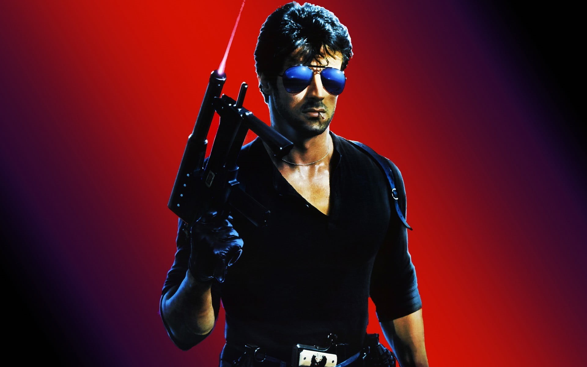 Cobra, caucasian Ethnicity, police Force, murder, studio Shot, sunglasses, musician, gun, men, portrait, shooting A Weapon, waist up, crime, criminal, war, HD Wallpaper