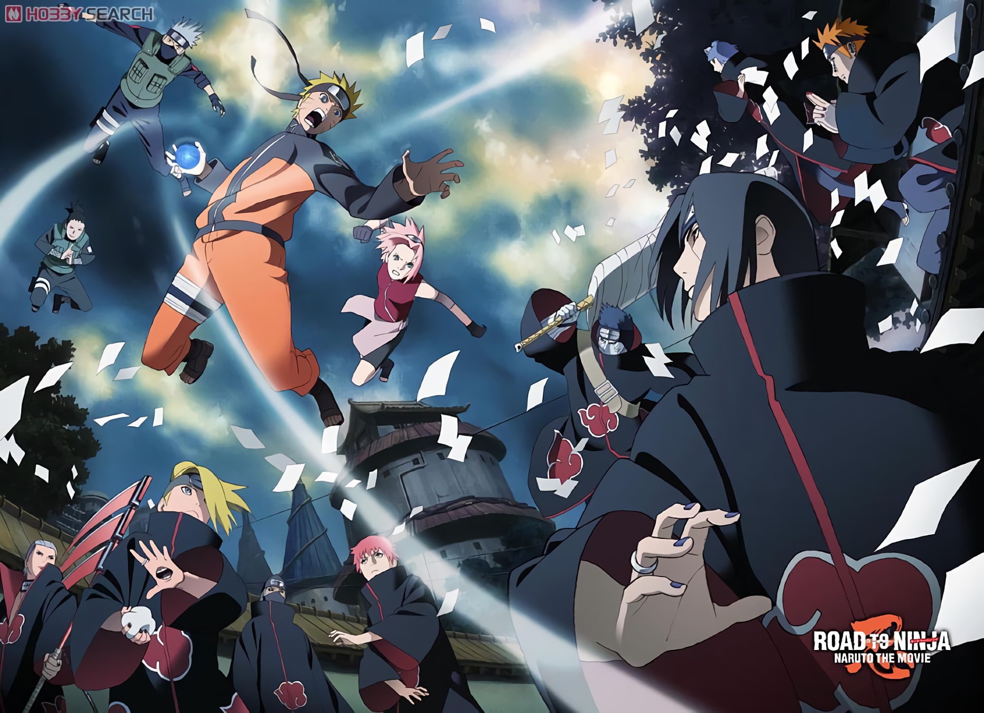 Kakuzu (Naruto), Kisame Hoshigaki, Pain (Naruto), Itachi Uchiha, 1080P, Shikamaru Nara, Sakura Haruno, Deidara (Naruto), Anime, Hidan (Naruto), Naruto Uzumaki, HD Wallpaper