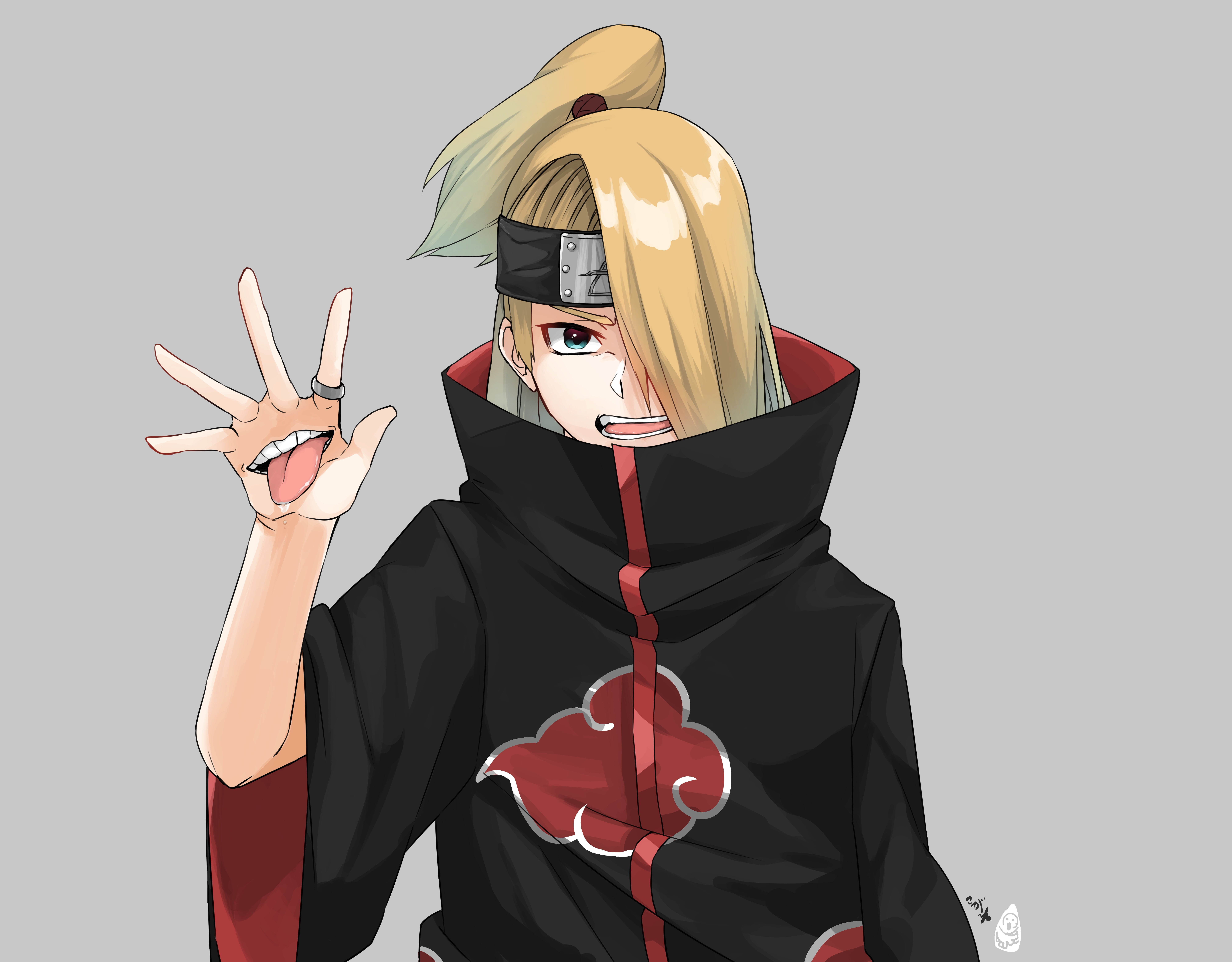 8K, Deidara (Naruto), Naruto, HD Wallpaper