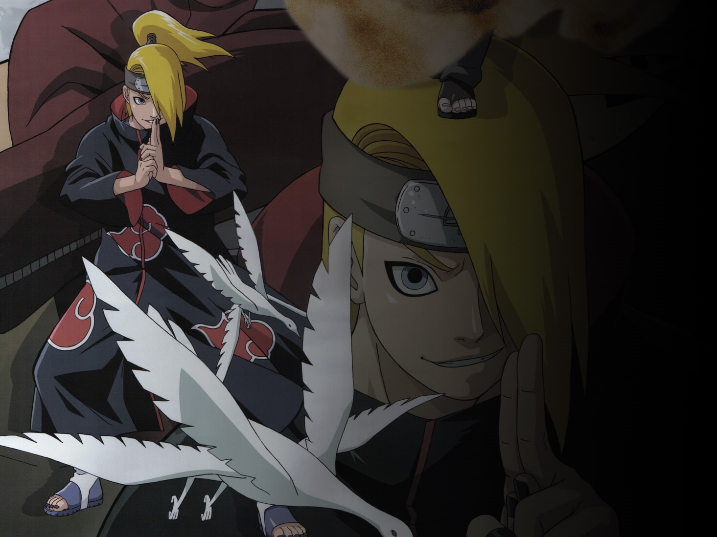 Deidara (Naruto), Naruto, 720P, Anime, HD Wallpaper