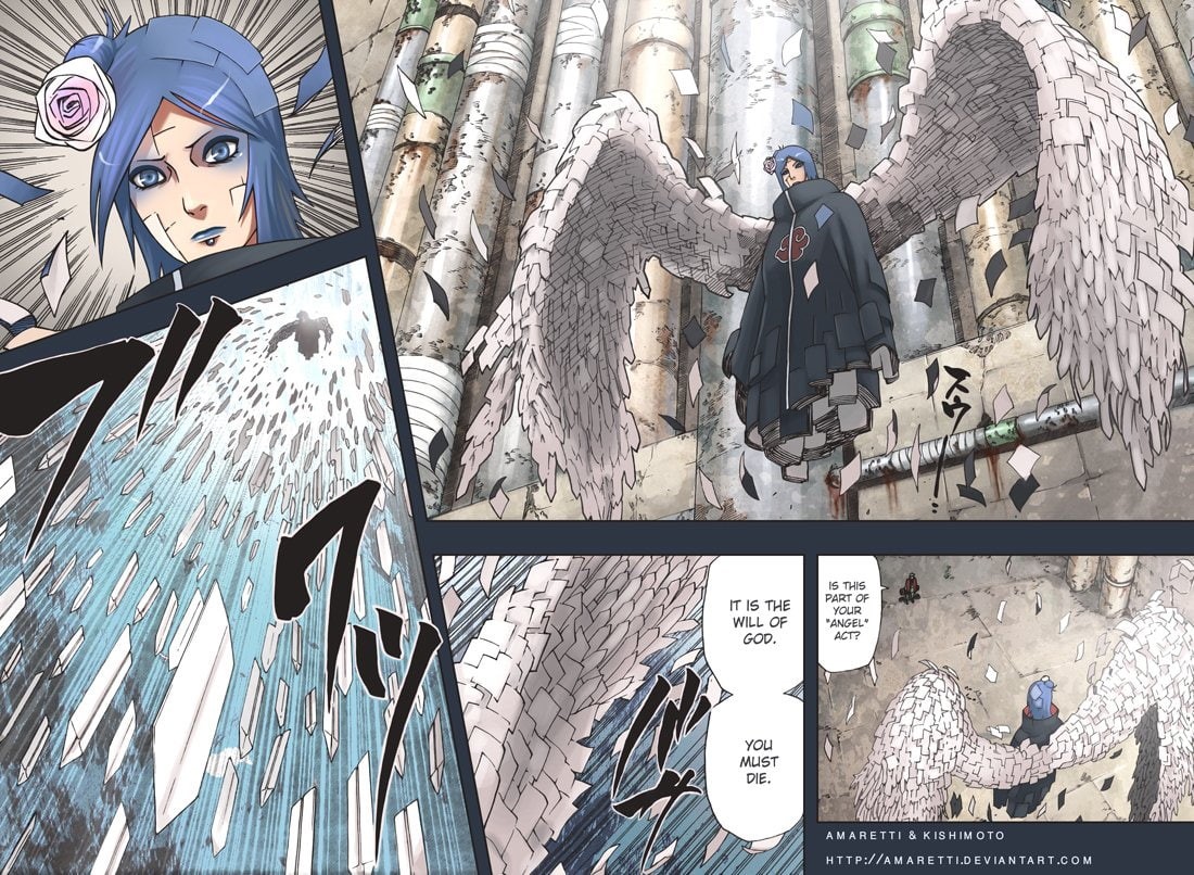 art and craft, outdoors, text, low angle view, Konan (Naruto), spirituality, built structure, sculpture, representation, craft, 480P, female likeness, HD Wallpaper